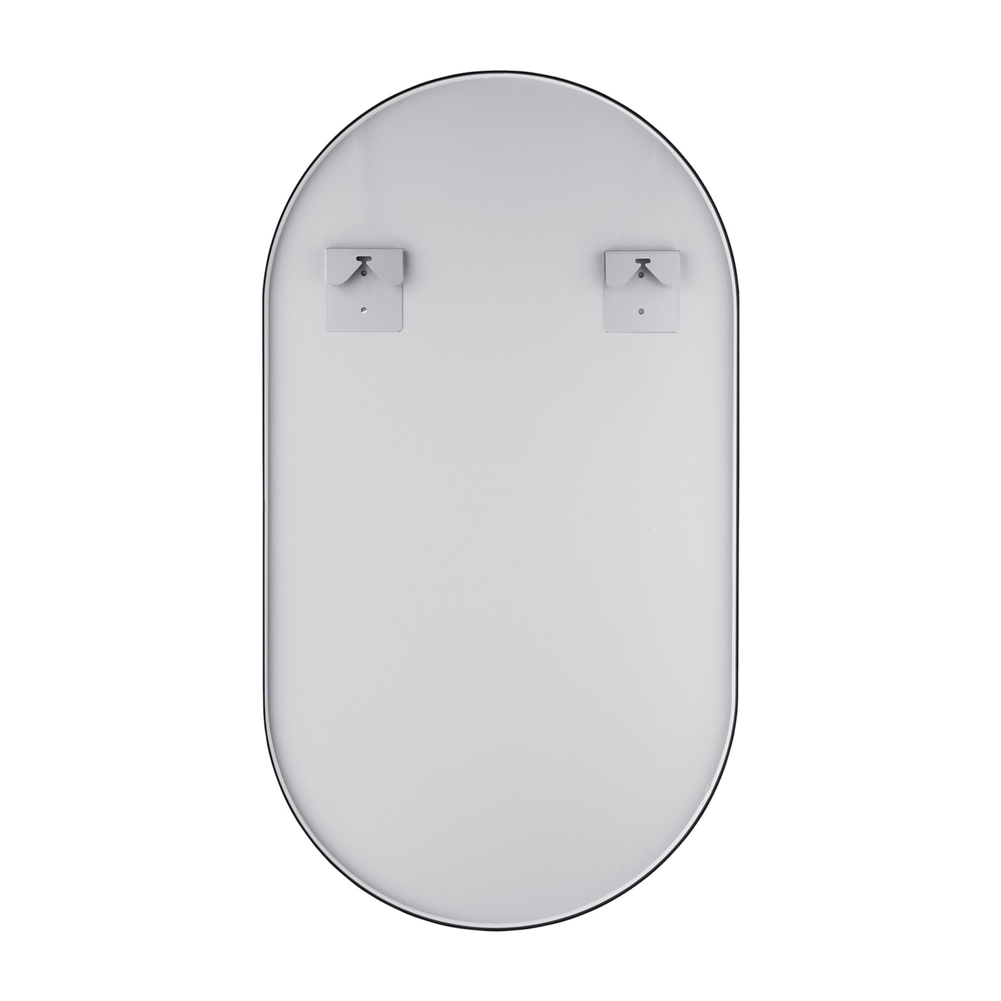 Bathroom Aluminium Framed Oval Mirror Vanity Basin Wall Mounted Makeup Mirror Gold/Black