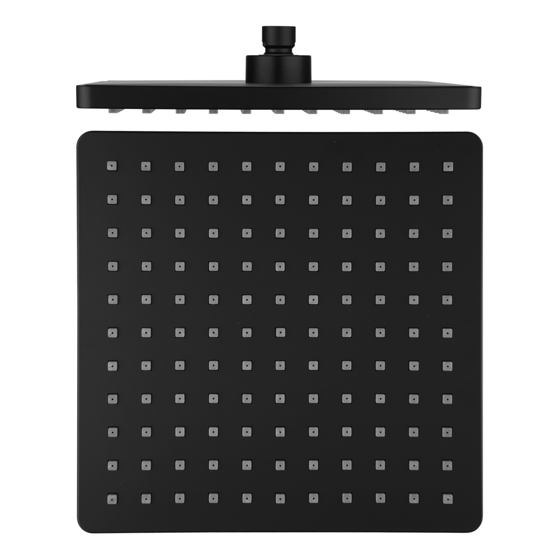 250mm 10'' Bathroom Rain Square Overhead Shower Head For Wall Mounted Gooseneck Shower Arm Chrome/Matte Black