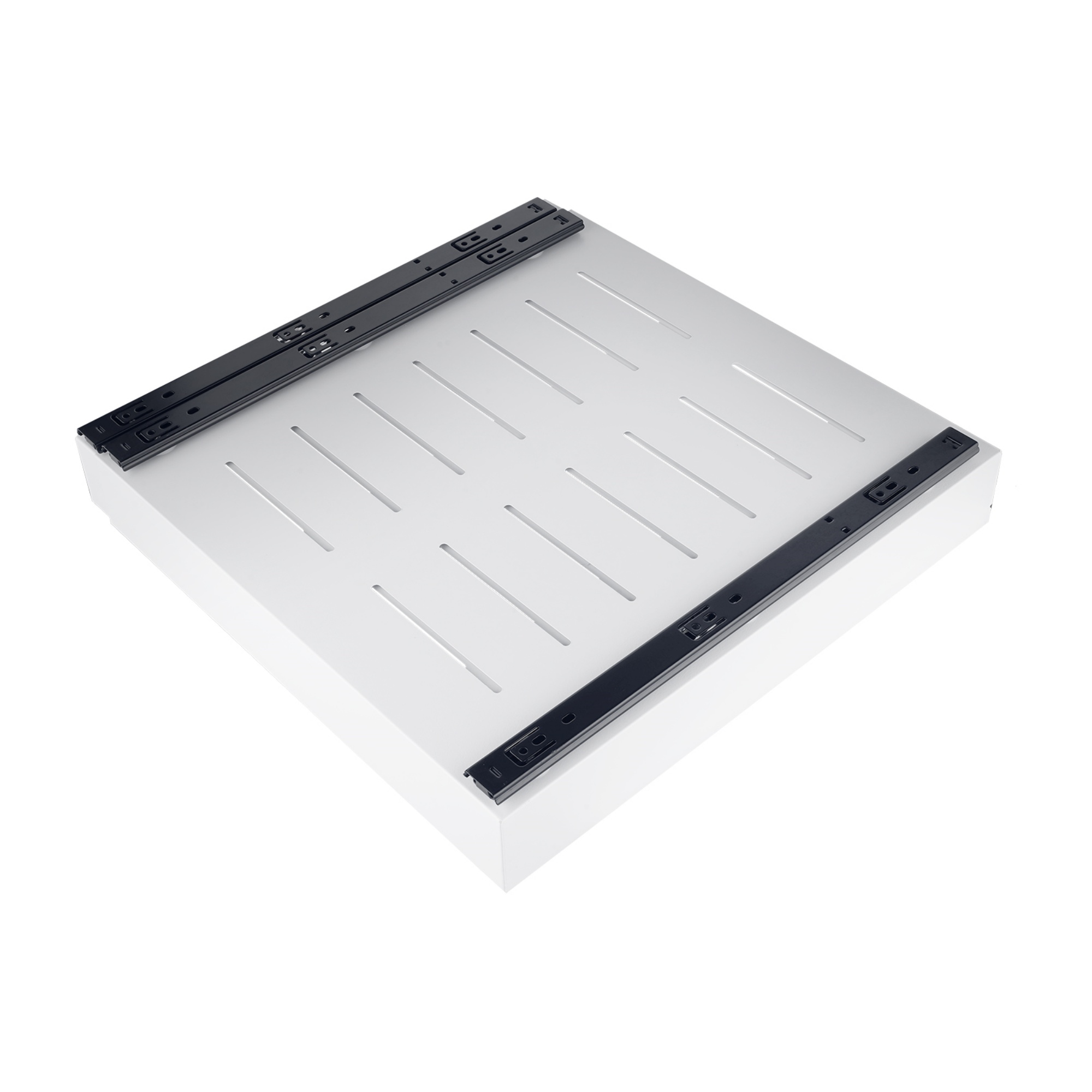 43-68cm Pull-Out Kitchen Extendable Steel Cabinet Tray Sliding Drawer Rack Holder