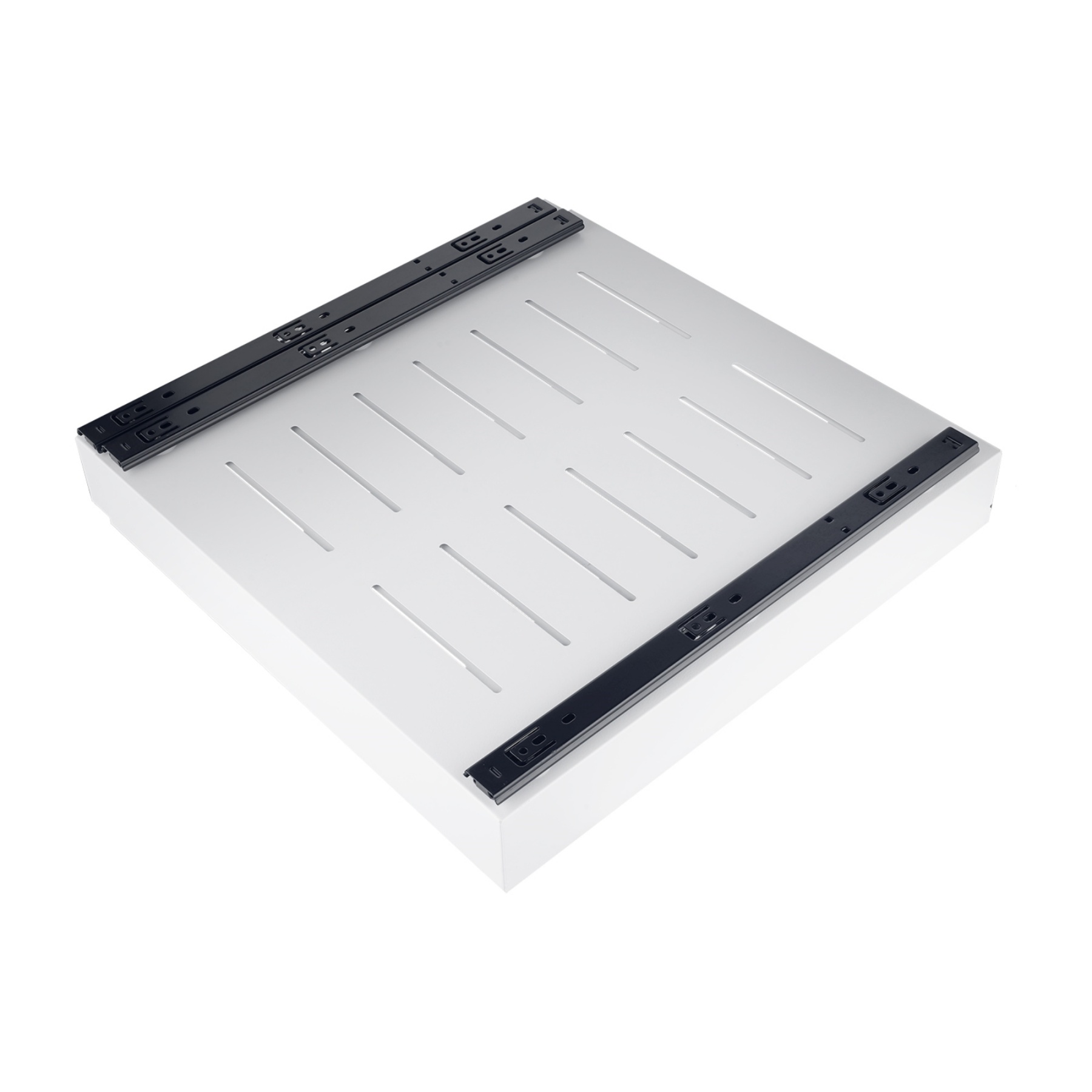 43-68cm Pull-Out Kitchen Extendable Steel Cabinet Tray Sliding Drawer Rack Holder