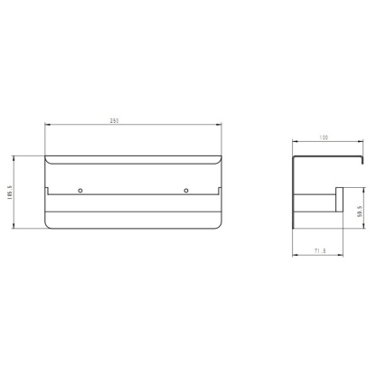 Stainless Steel Wall Mounted Double Toilet Paper Roll Holder With Cover Bathroom Toilet Tissue Hanger Hook Chrome/Black