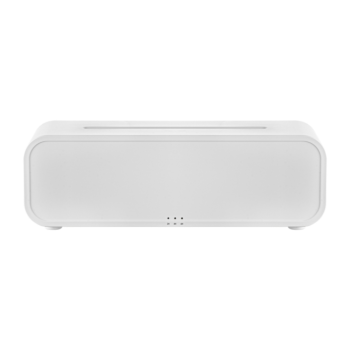 7 Colour Flame Remote Control Aromatherapy Diffuser 3 Timer Sound Reactive Air Humidification Black/White