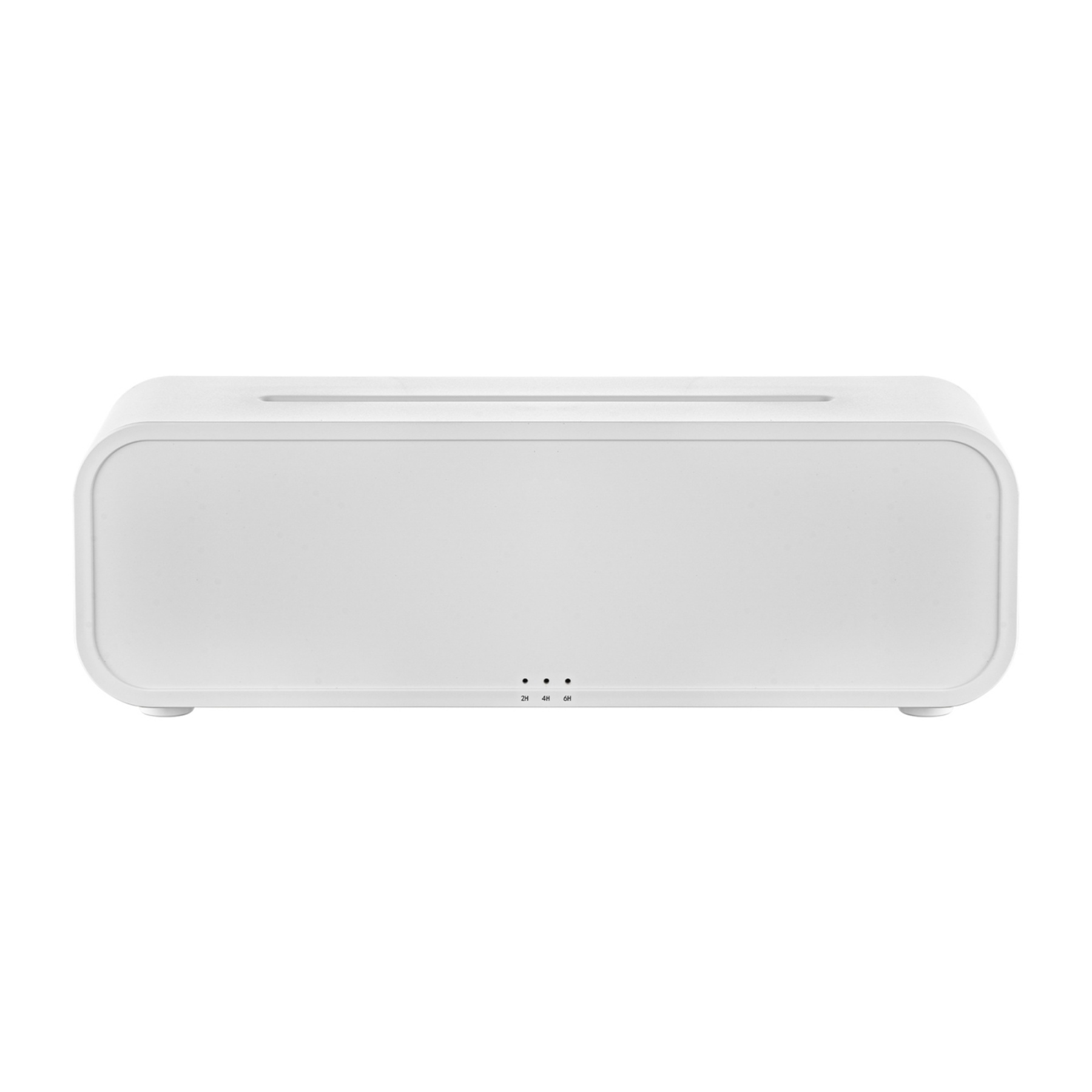 7 Colour Flame Remote Control Aromatherapy Diffuser 3 Timer Sound Reactive Air Humidification Black/White