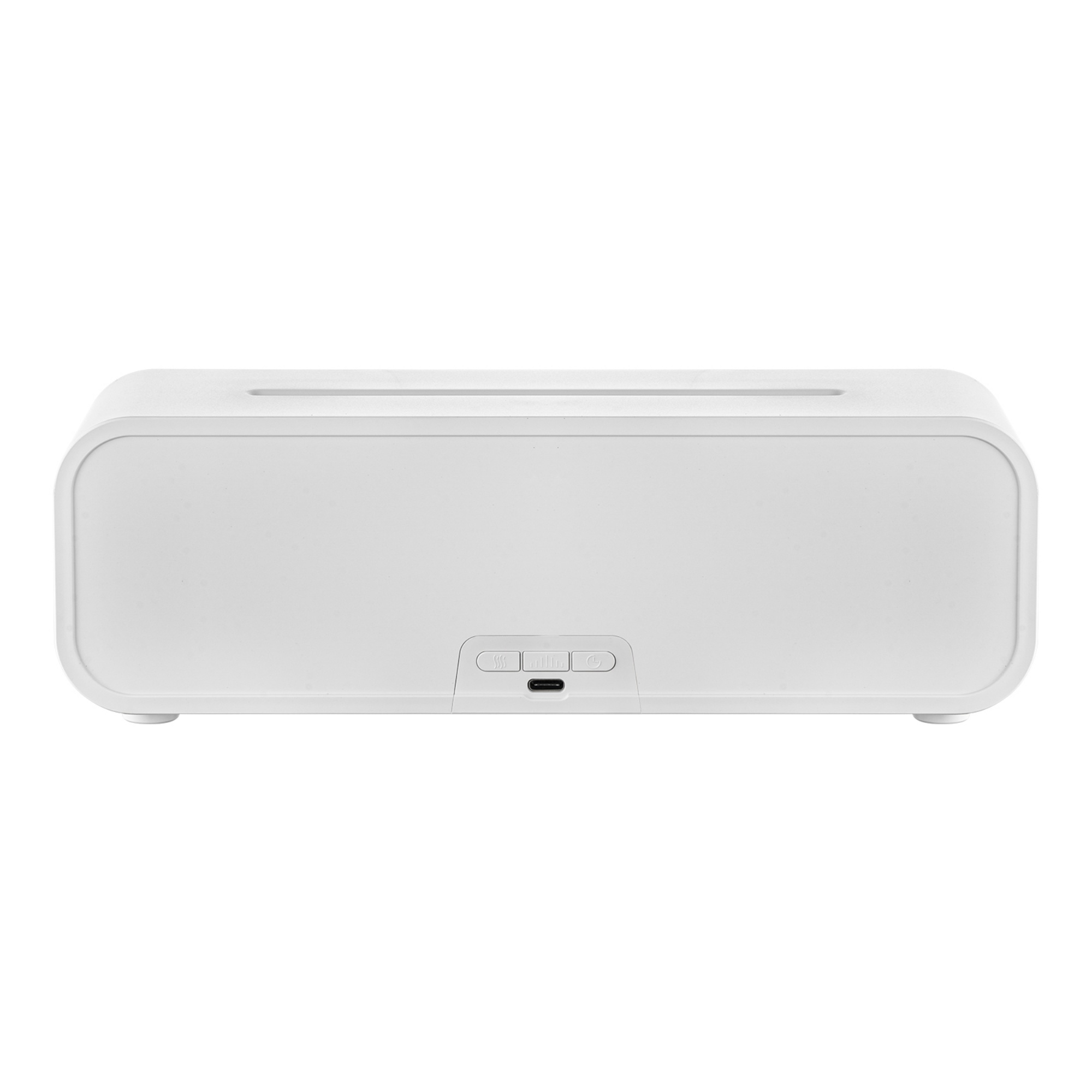 7 Colour Flame Remote Control Aromatherapy Diffuser 3 Timer Sound Reactive Air Humidification Black/White