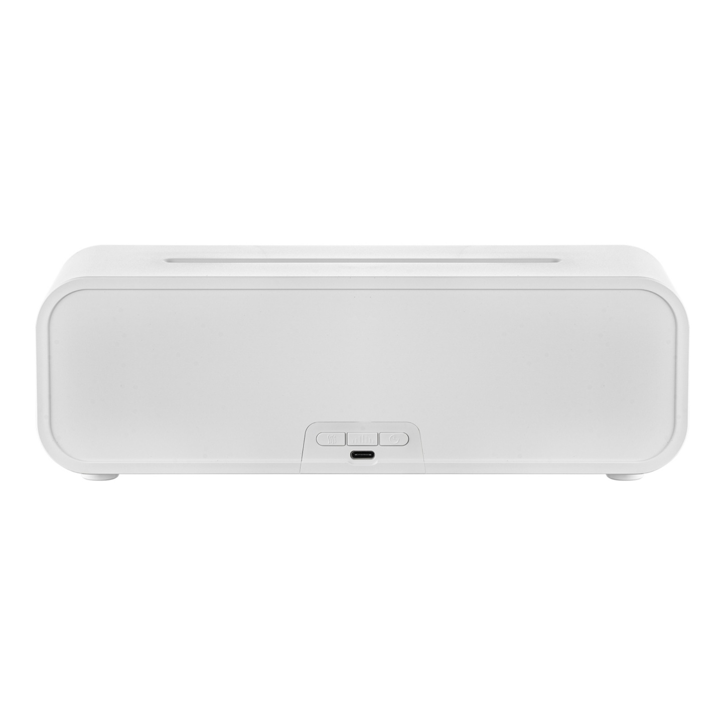 7 Colour Flame Remote Control Aromatherapy Diffuser 3 Timer Sound Reactive Air Humidification Black/White