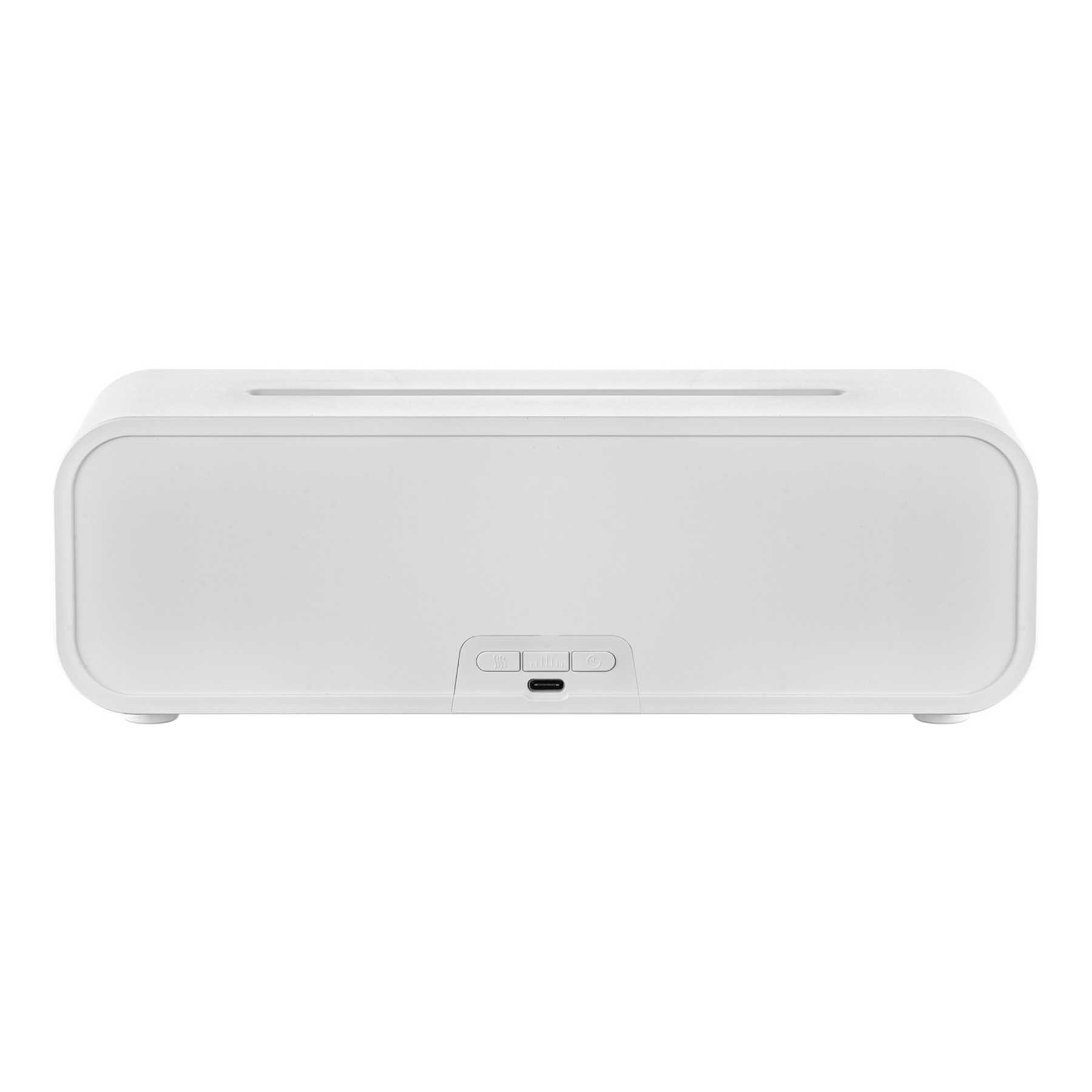 7 Colour Flame Remote Control Aromatherapy Diffuser 3 Timer Sound Reactive Air Humidification Black/White