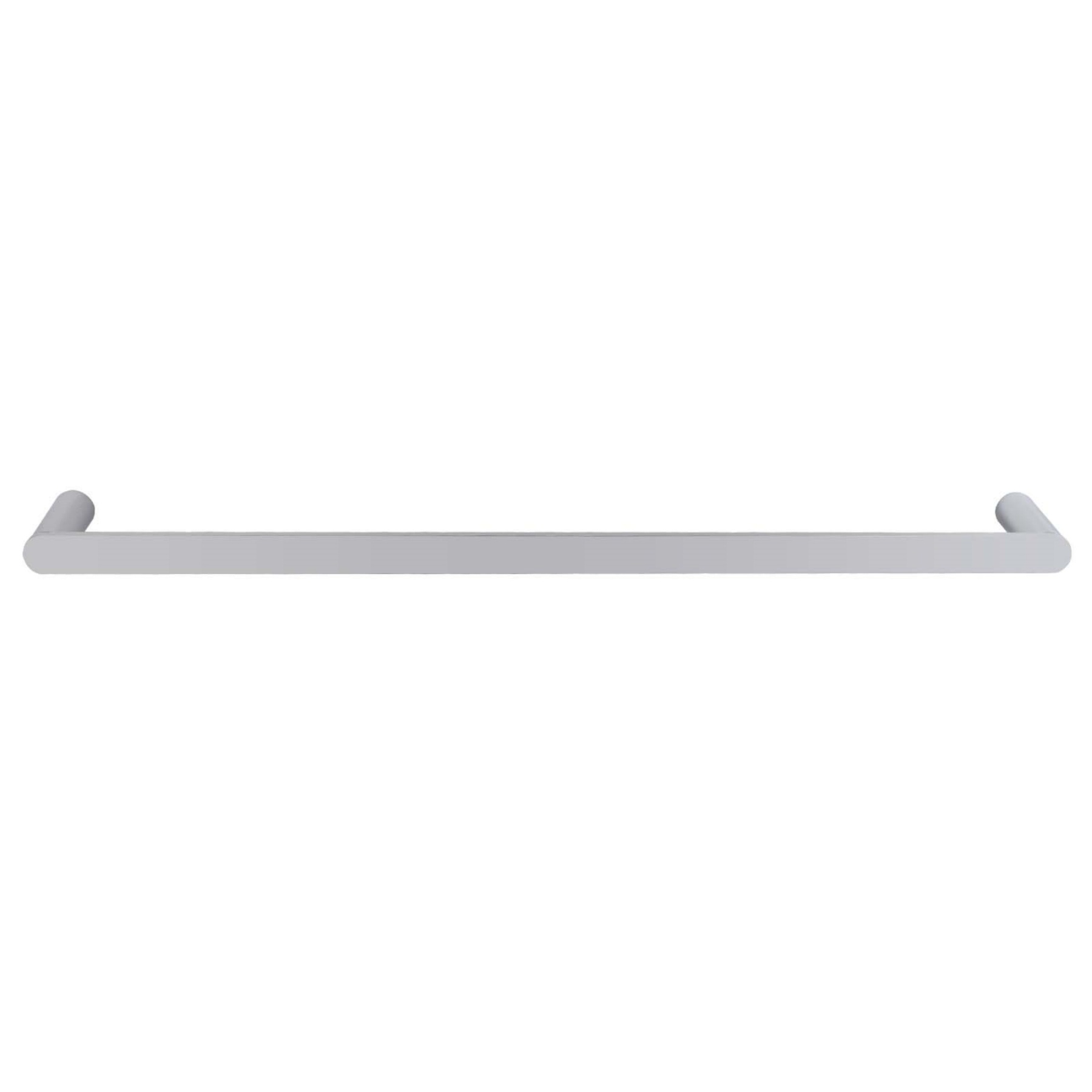 800mm Round Single Stainless Steel Towel Rail Bathroom Wall Mounted Towel Holder Hanger Rack Chrome/Matte Black
