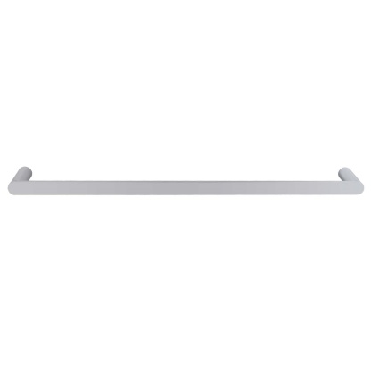 800mm Round Single Stainless Steel Towel Rail Bathroom Wall Mounted Towel Holder Hanger Rack Chrome/Matte Black