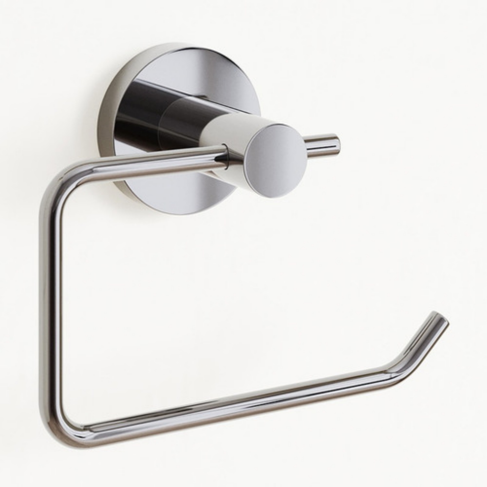 Stainless Steel Wall Mounted Toilet Paper Roll Holder Bathroom Toilet Tissue Hanger Hook Chrome/Black
