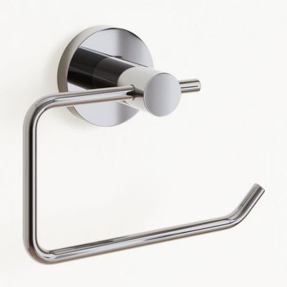 Stainless Steel Wall Mounted Toilet Paper Roll Holder Bathroom Toilet Tissue Hanger Hook Chrome/Black