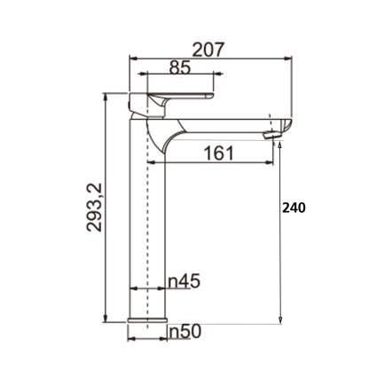 Bathroom Vainty Brass Basin Tall Mixer Tap Laundry Sink Counter Top Faucet Chrome/Matte Black/Brushed Yellow Gold