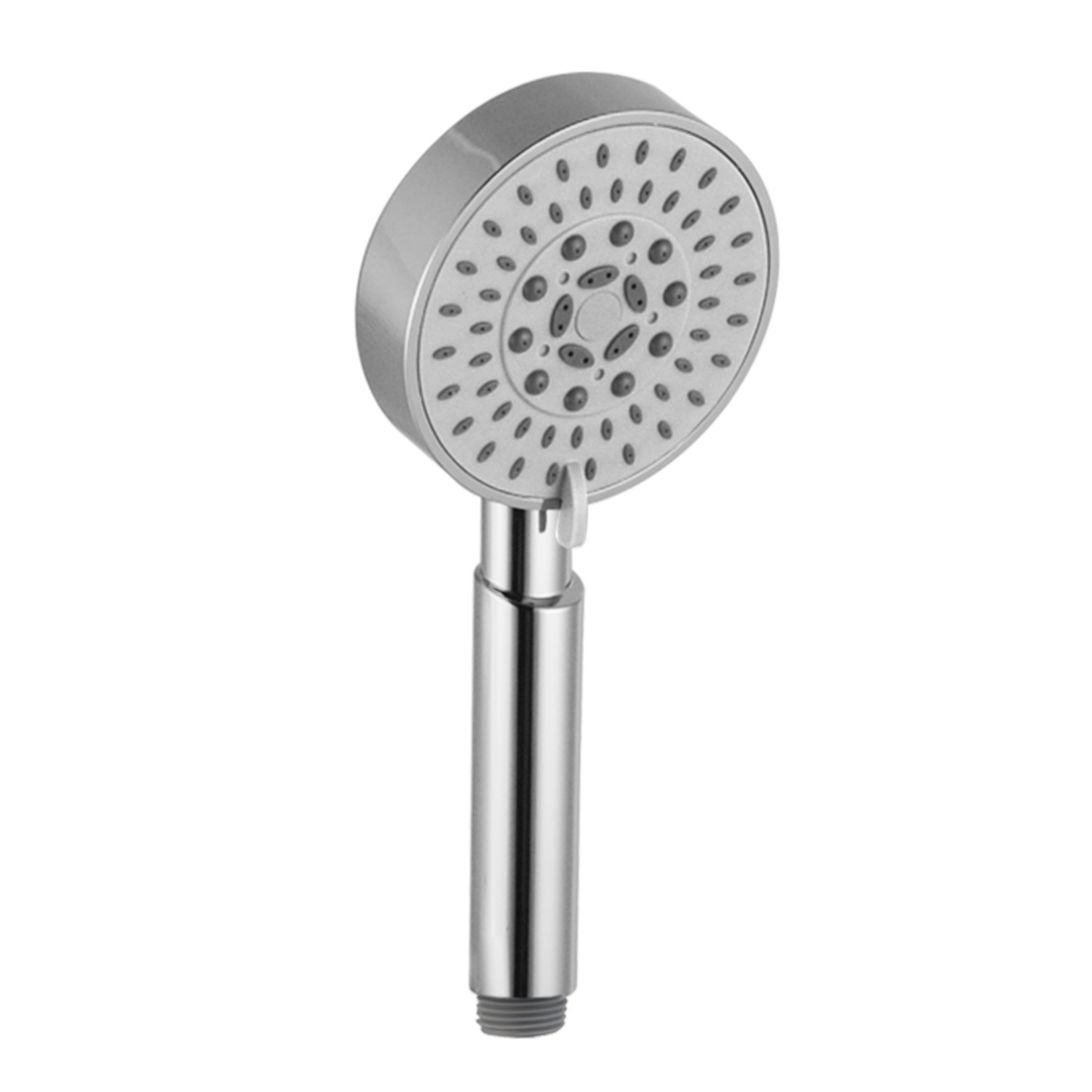 5 Functions Chrome Round Rainfall Handheld Shower Head Bathroom Spray Handheld Shower Rose