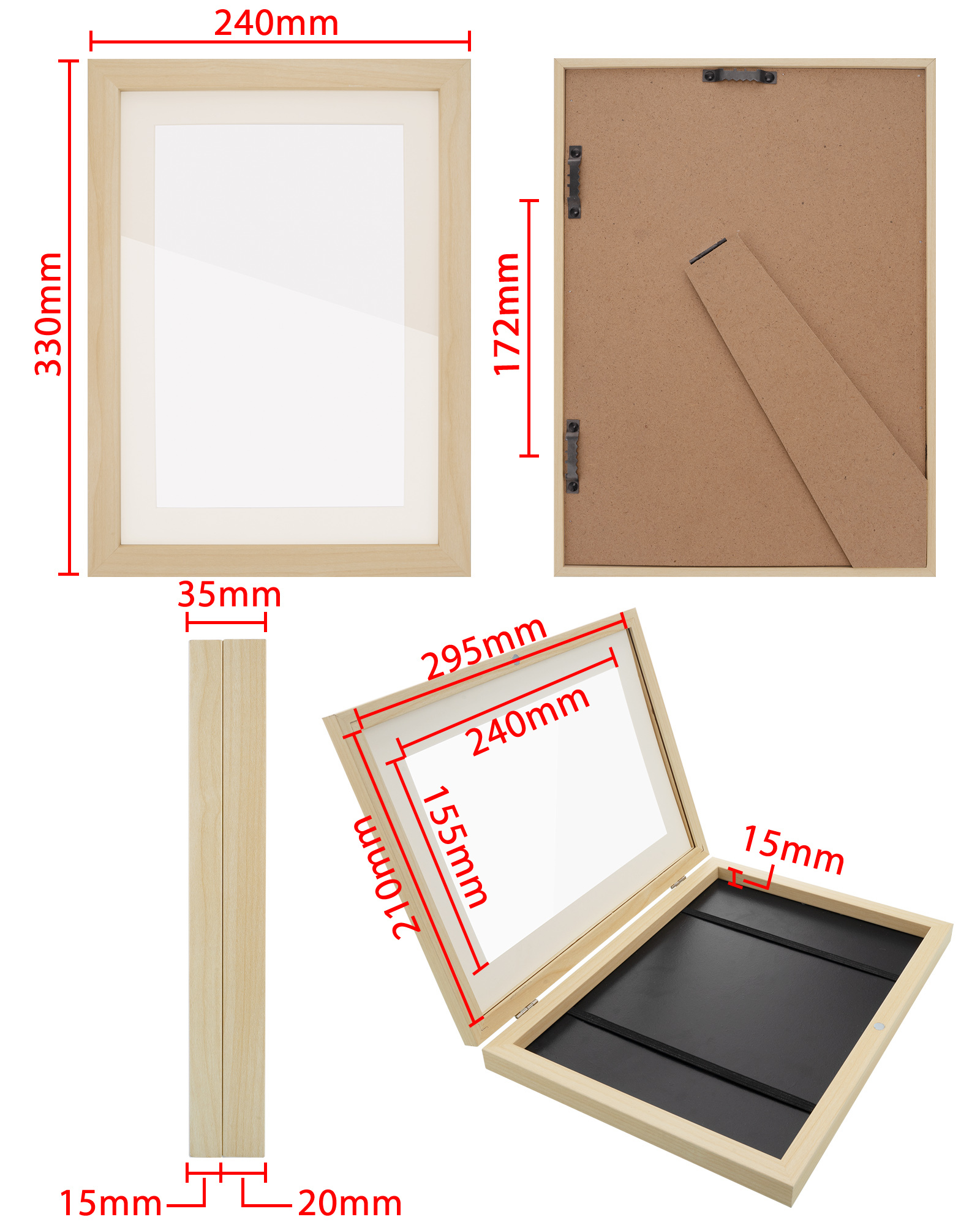 A4 Kids Children Artwork Frame Craft Photo Drawing Painting Art Projects Display