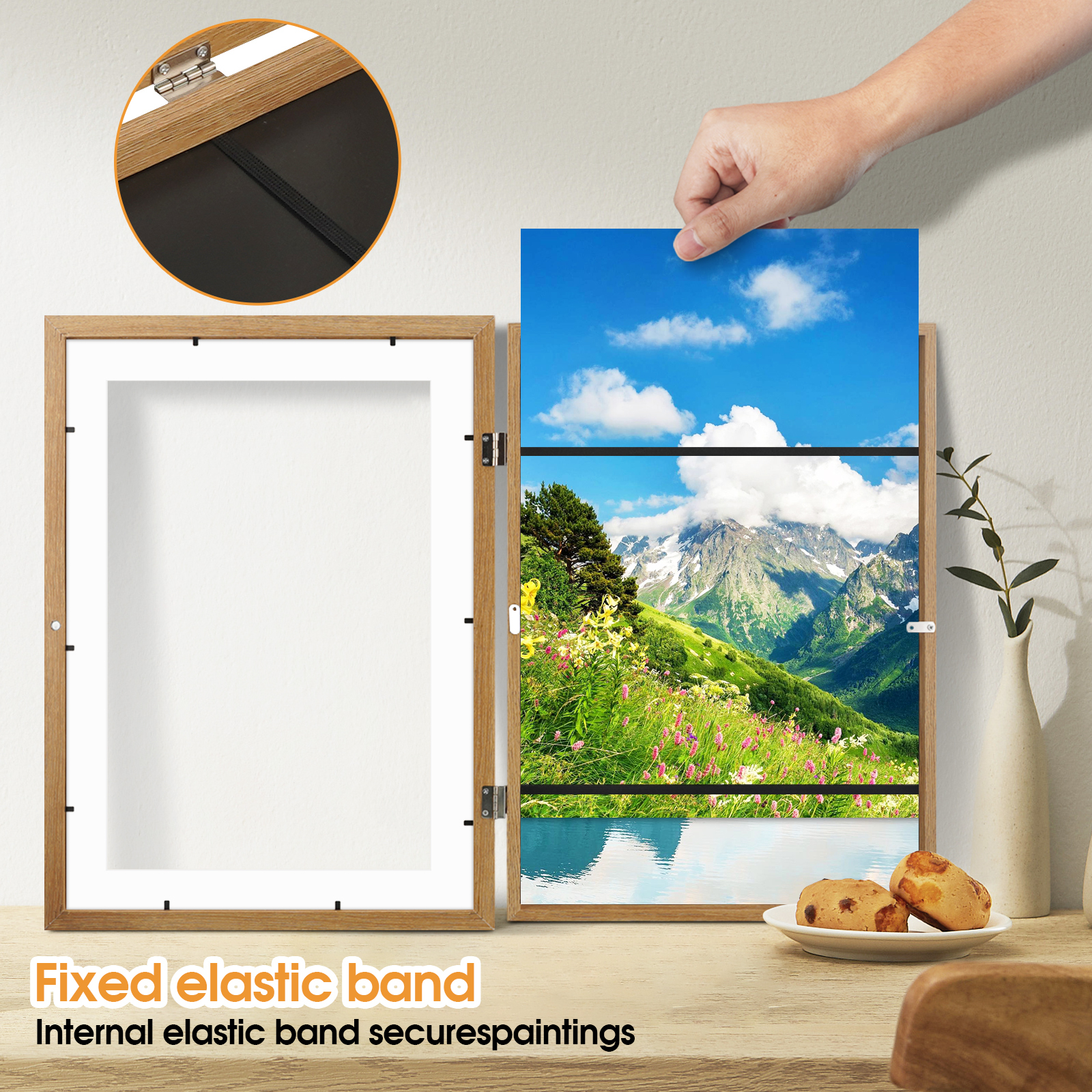 A3 White Kids Art Artwork Frames Photo Drawing Painting Portrait Display