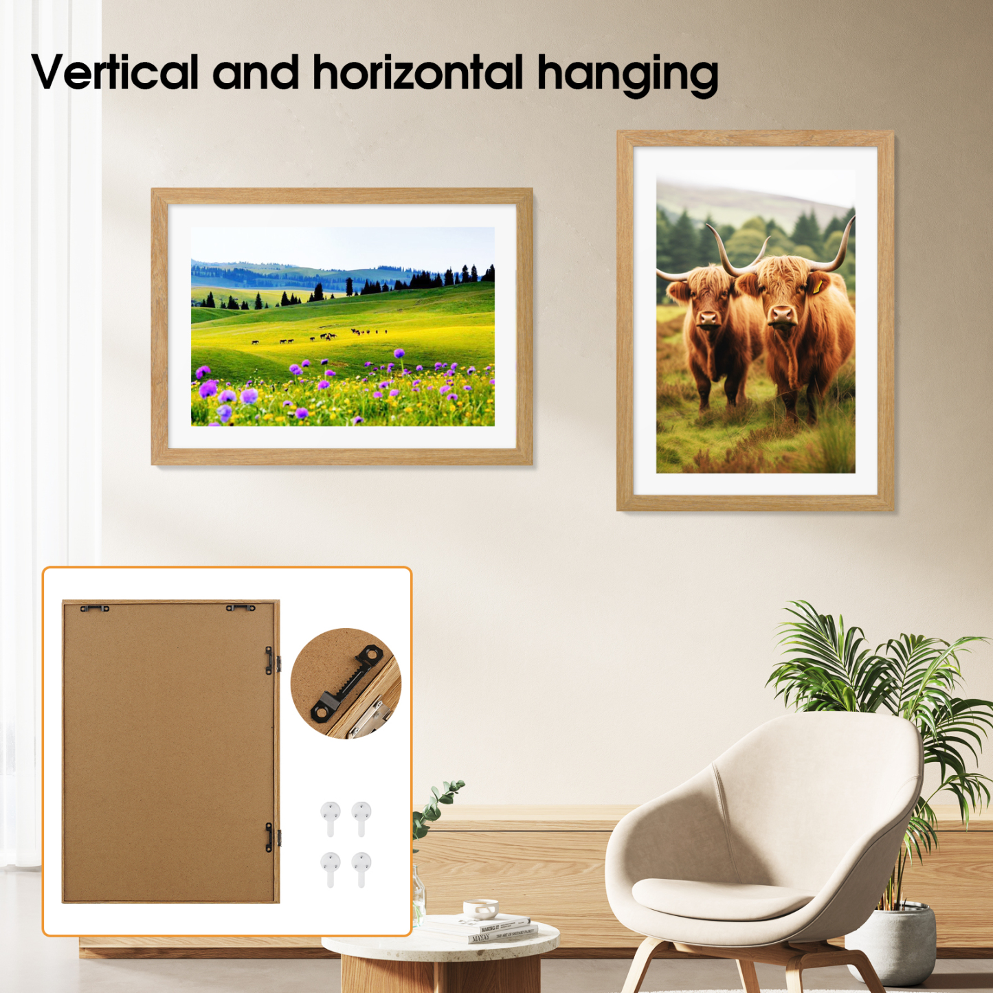 A3 White Kids Art Artwork Frames Photo Drawing Painting Portrait Display