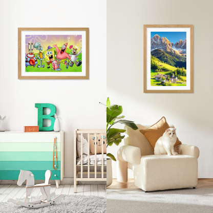 A3 White Kids Art Artwork Frames Photo Drawing Painting Portrait Display