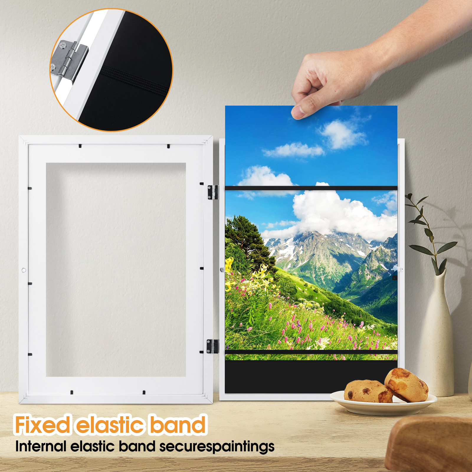 A3 White Kids Art Artwork Frames Photo Drawing Painting Portrait Display