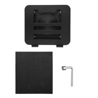 Adjustable Table Desk Tablet iPad Stand Holder 360° Swivel Foldable Home Office Laptops Monitor Riser Grey/Black