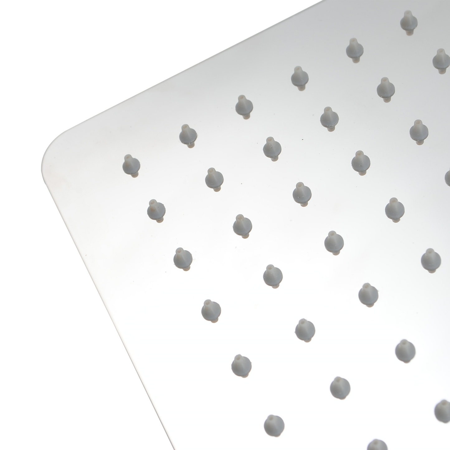 300mm 12'' Square Stainless Steel Overhead Rain Shower Head Bathroom 360° Swivel Shower Rose Silver/Black