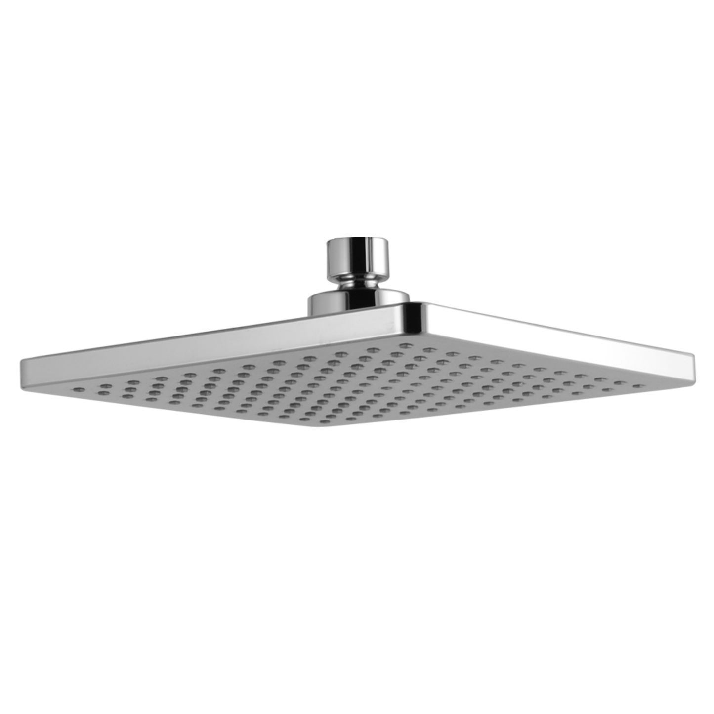 8'' 200mm Square Shower Head ABS Plastic Rainfall Bathroom Overhead Shower Head Rose Black/Chrome