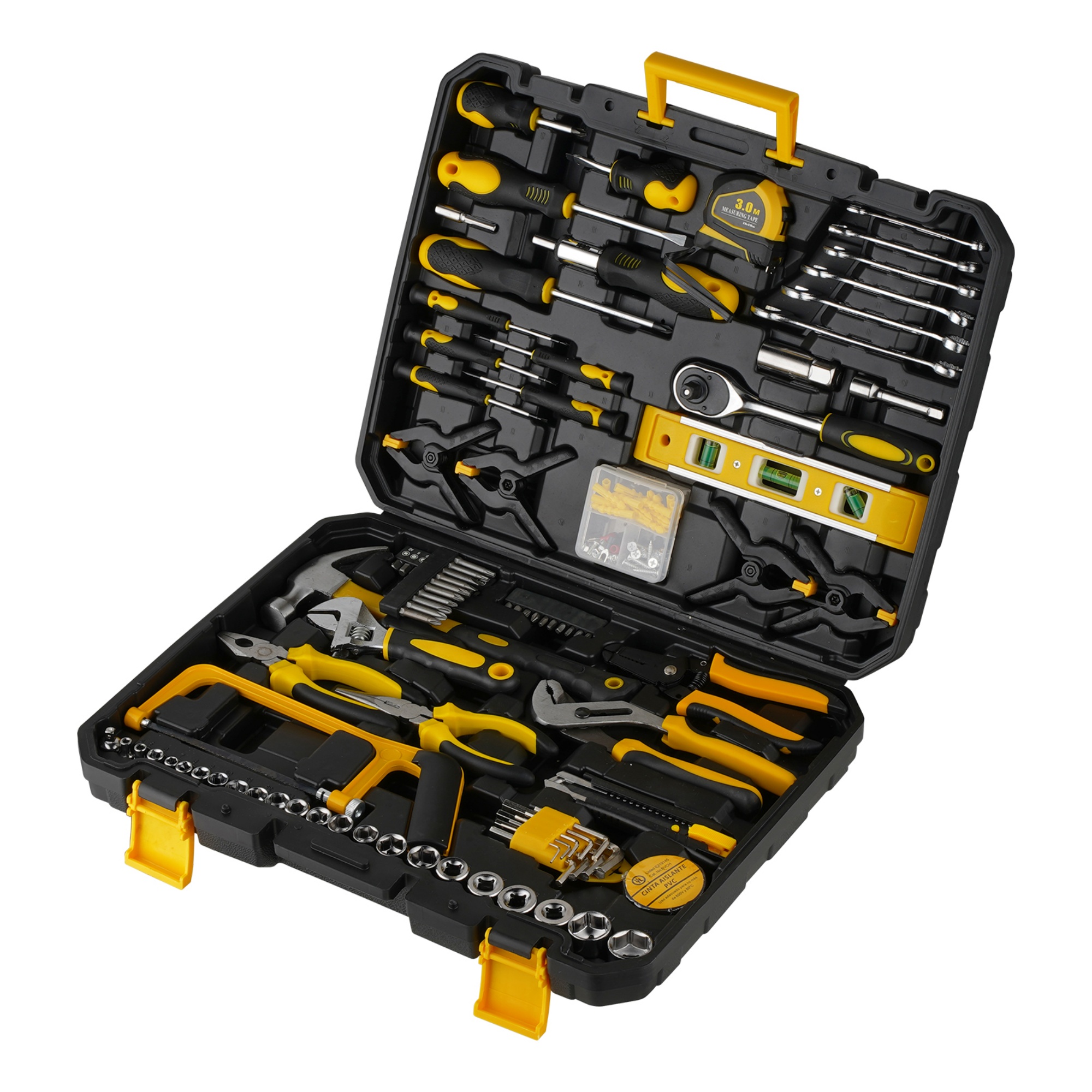158 PCS Household Protable Tool Kit Set Hand Tool Box Storage Kits Mechanical Repair Tool Set