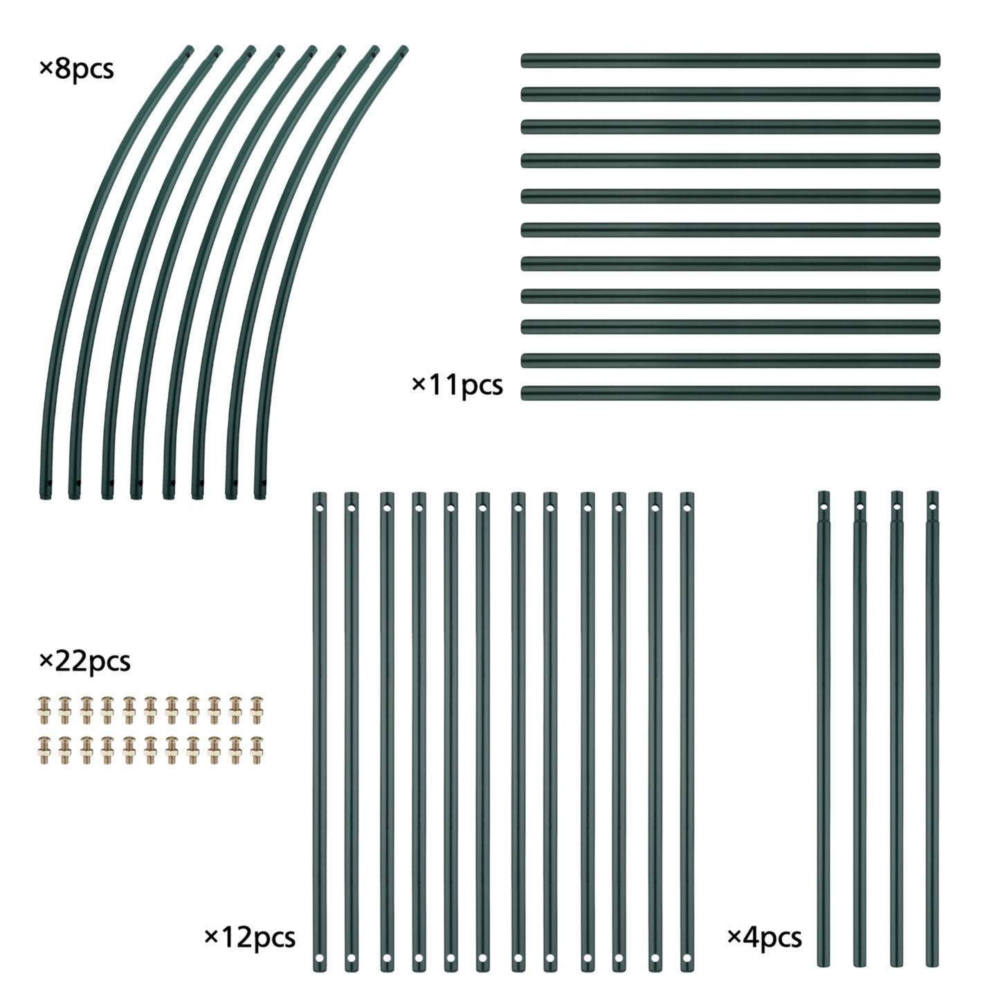 Wedding Garden Arch Without Base Party Balloon Flower Decoration Archway Climbing Plants Arbour Vine Stand Trellis White/Black/Dark Green