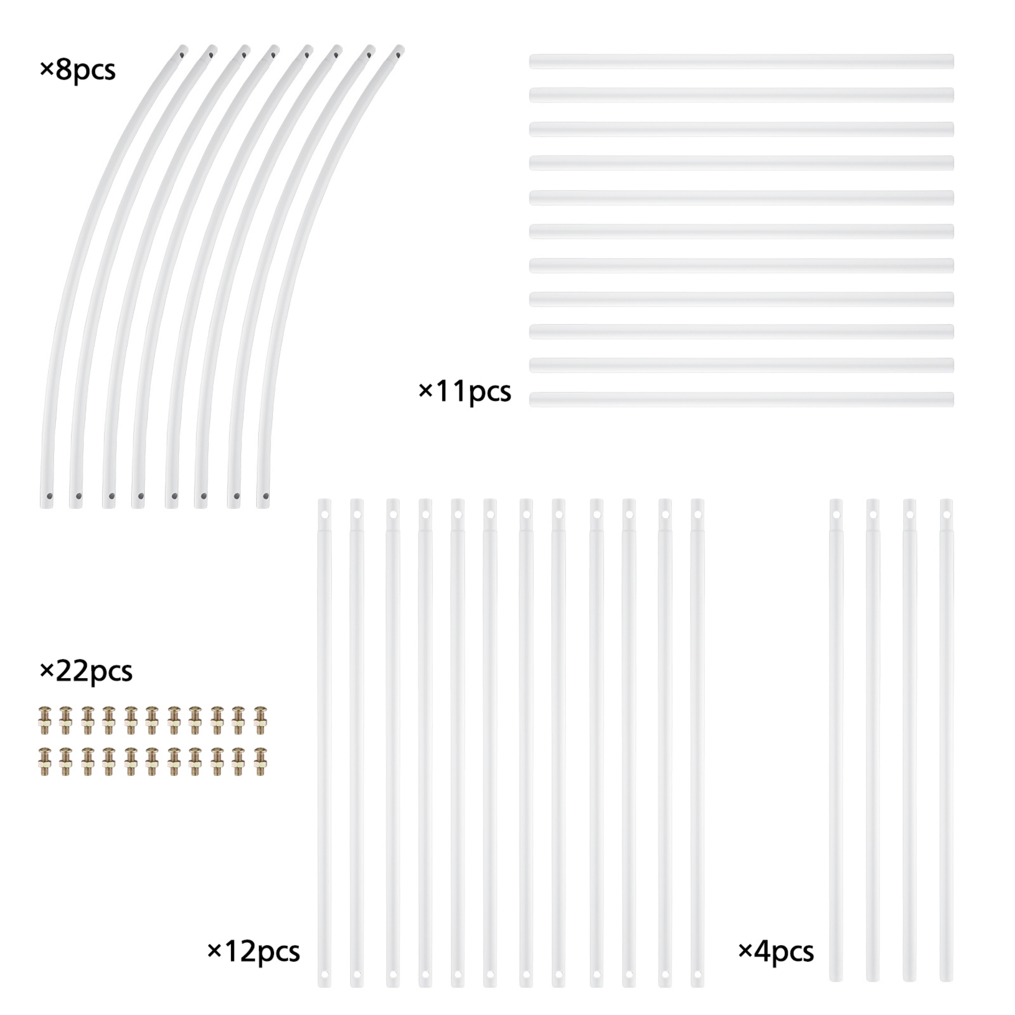 Wedding Garden Arch Without Base Party Balloon Flower Decoration Archway Climbing Plants Arbour Vine Stand Trellis White/Black/Dark Green