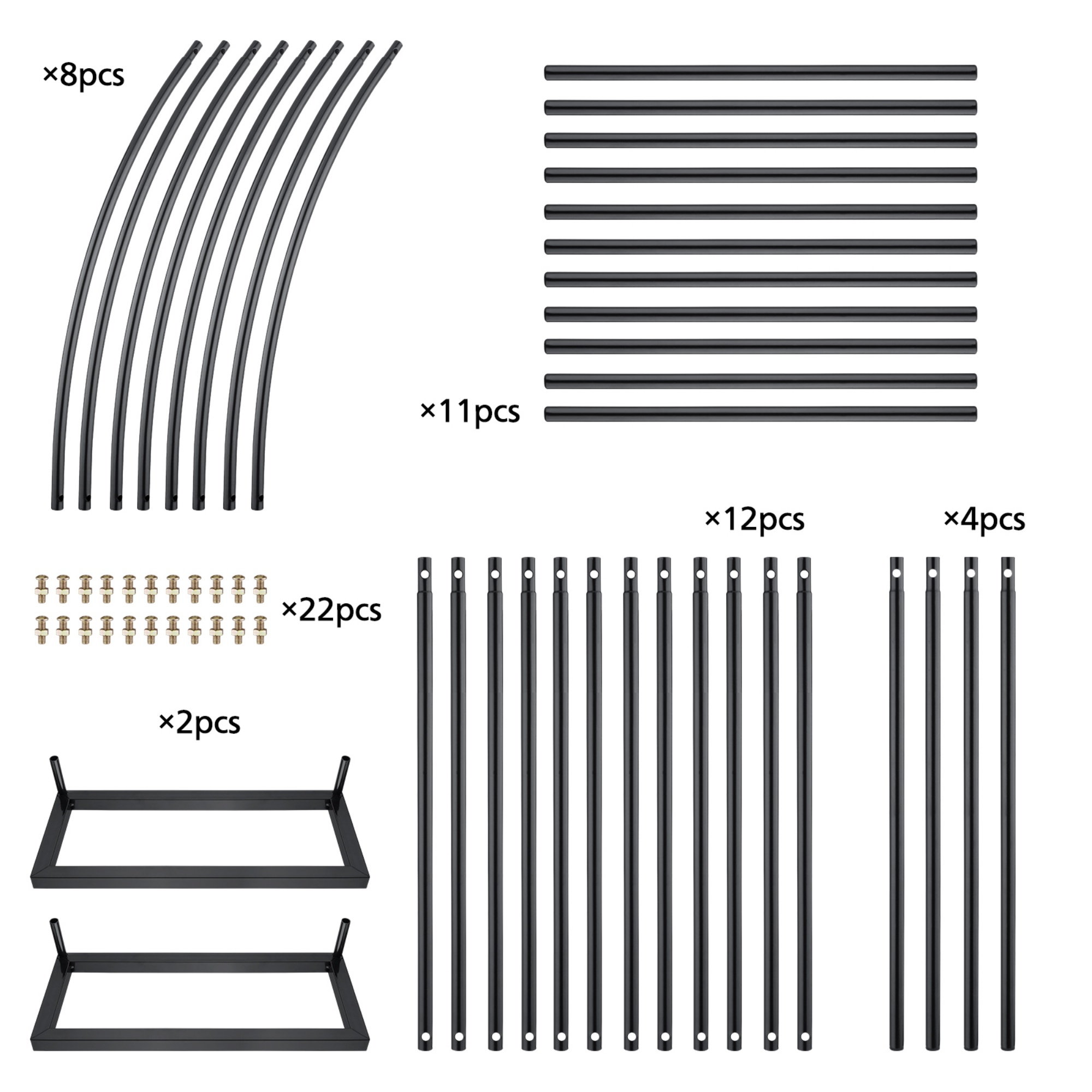 Garden Arch Wedding Party Balloon Decoration Archway Climbing Flower Plants Arbour Vine Stand Trellis White/Black/Dark Green