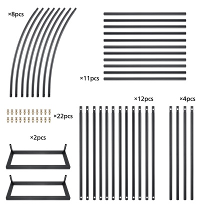 Garden Arch Wedding Party Balloon Decoration Archway Climbing Flower Plants Arbour Vine Stand Trellis White/Black/Dark Green