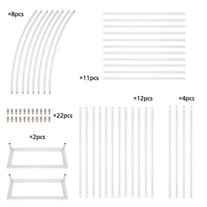 Garden Arch Wedding Party Balloon Decoration Archway Climbing Flower Plants Arbour Vine Stand Trellis White/Black/Dark Green