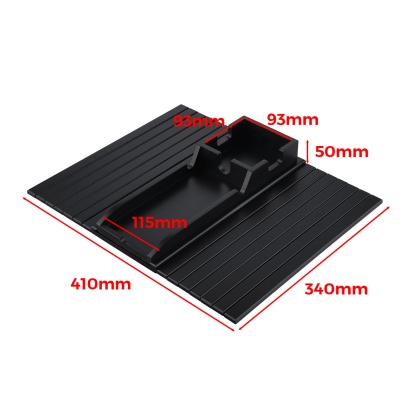 Multi-functional Bamboo Slide-Away Sofa Armrest Tray for Drinks Cellphone Remote Snacks Detachable Couch Arm Cup Holder Tray