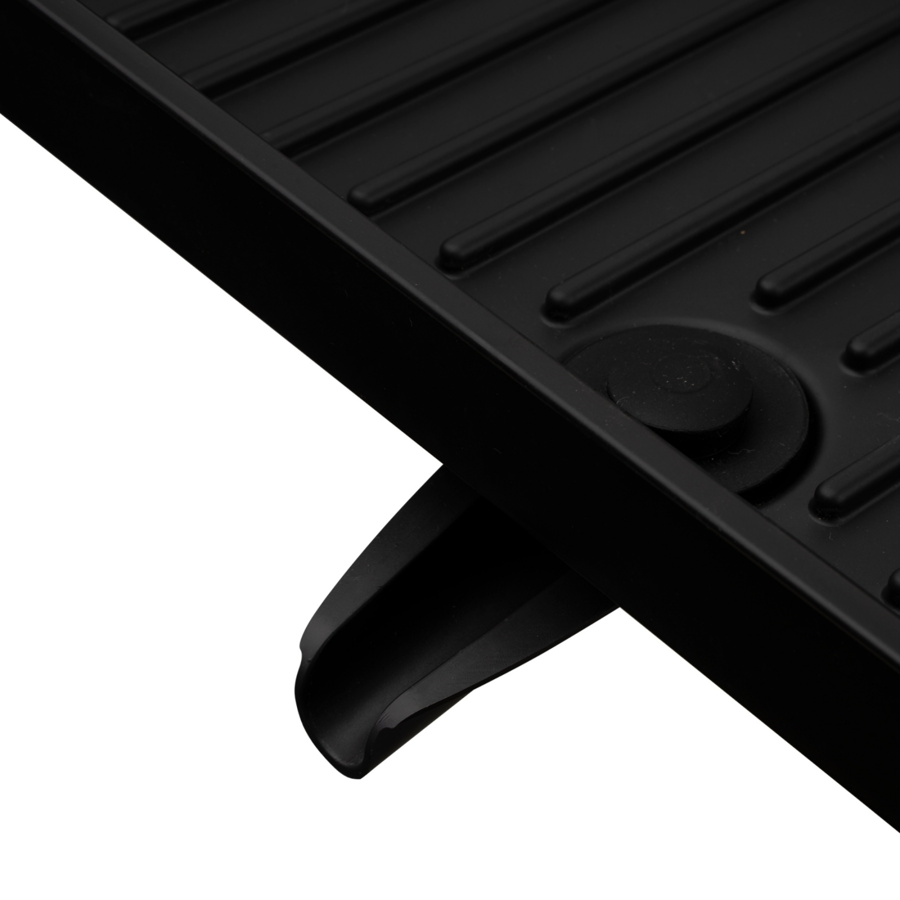 Expandable Black Dish Bowl Drying Storage Rack Kitchen Dish Plate Cup Holder Drain Organizer