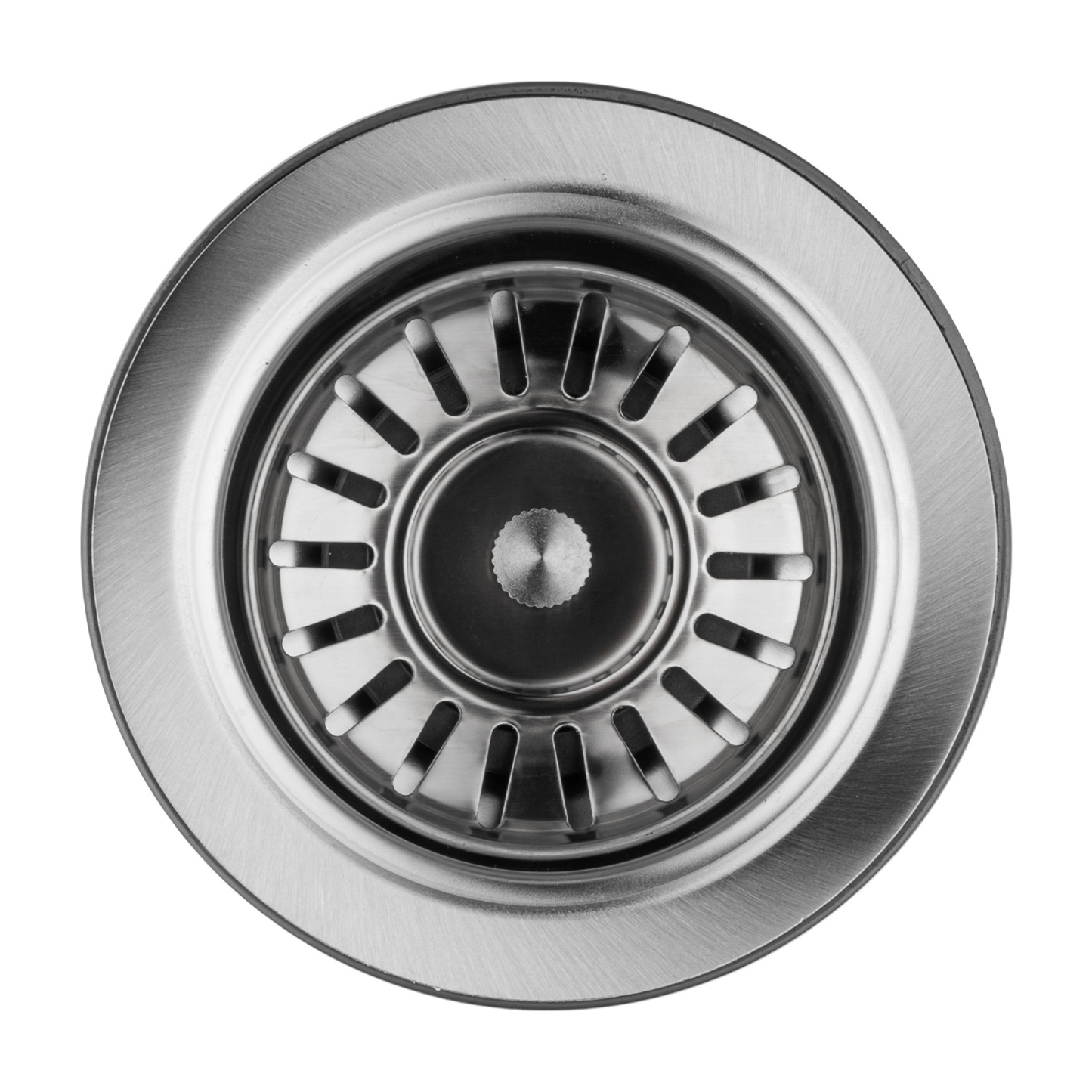 Stainless Steel Kitchen Laundry Sink Strainer Waste Replacement Drain Filtet Drainer Brushed Nickel/Black/Gold