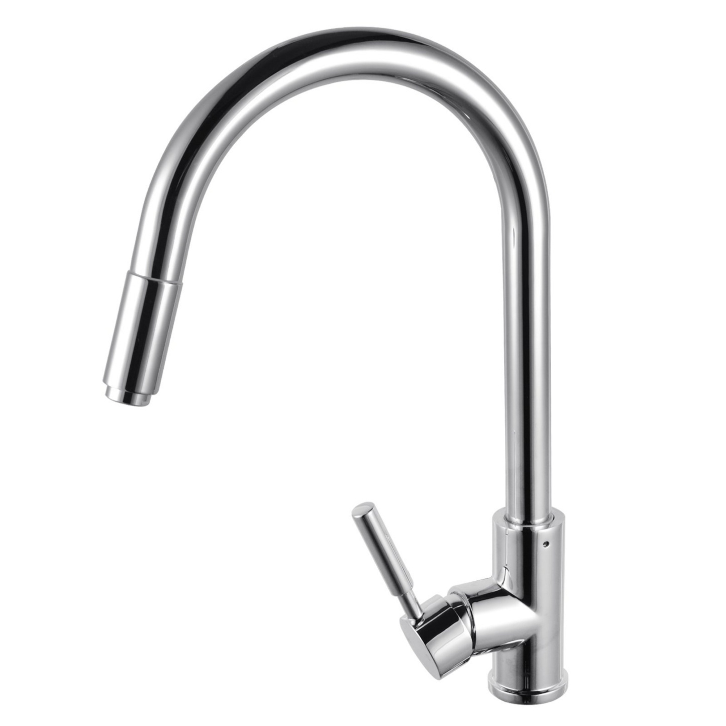 360° Swivel Pull Out Spout Kitchen Mixer Tap Kitchen Basin Sink Faucet Chrome / Matte Black / Brushed Yellow Gold