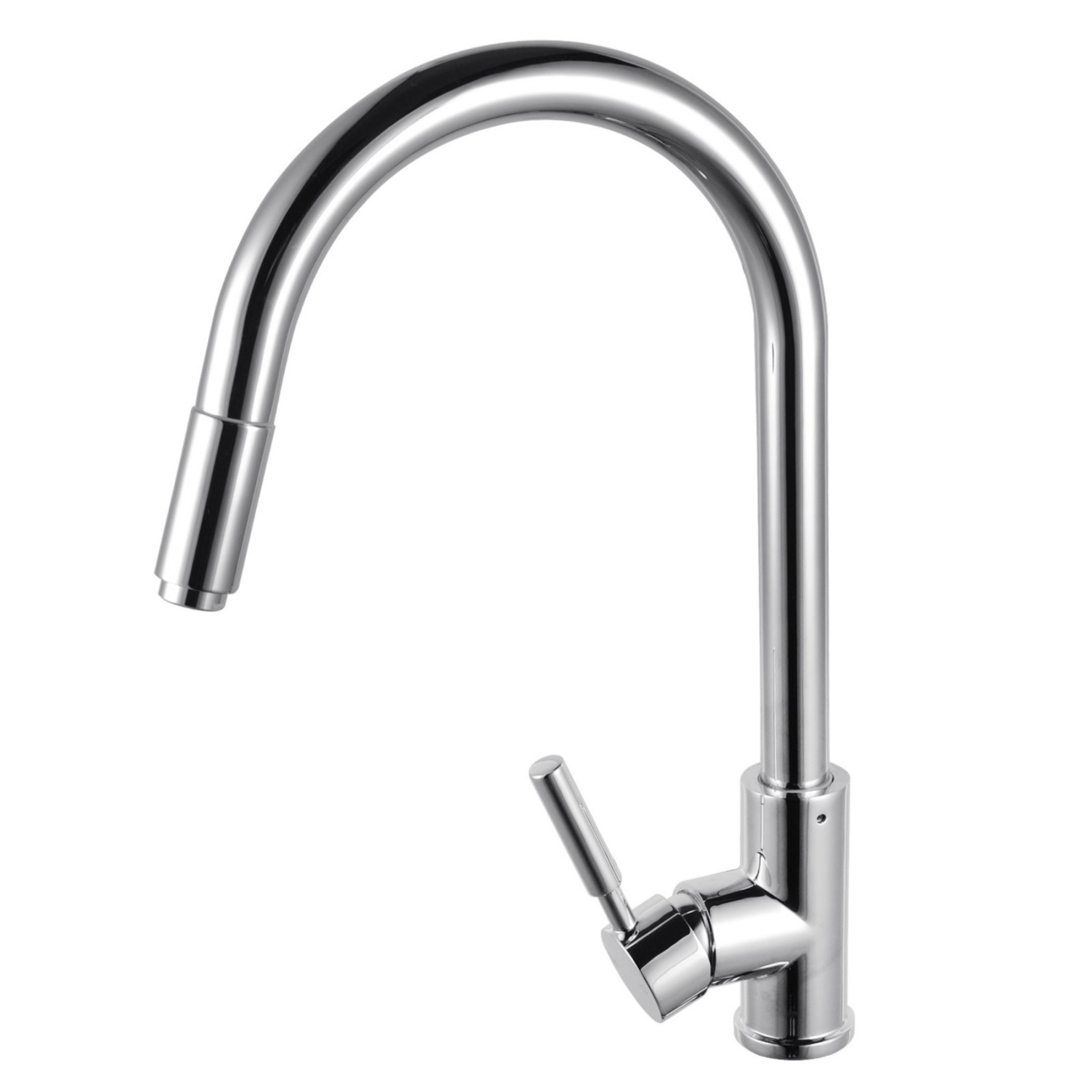 360° Swivel Pull Out Spout Kitchen Mixer Tap Kitchen Basin Sink Faucet Chrome / Matte Black / Brushed Yellow Gold