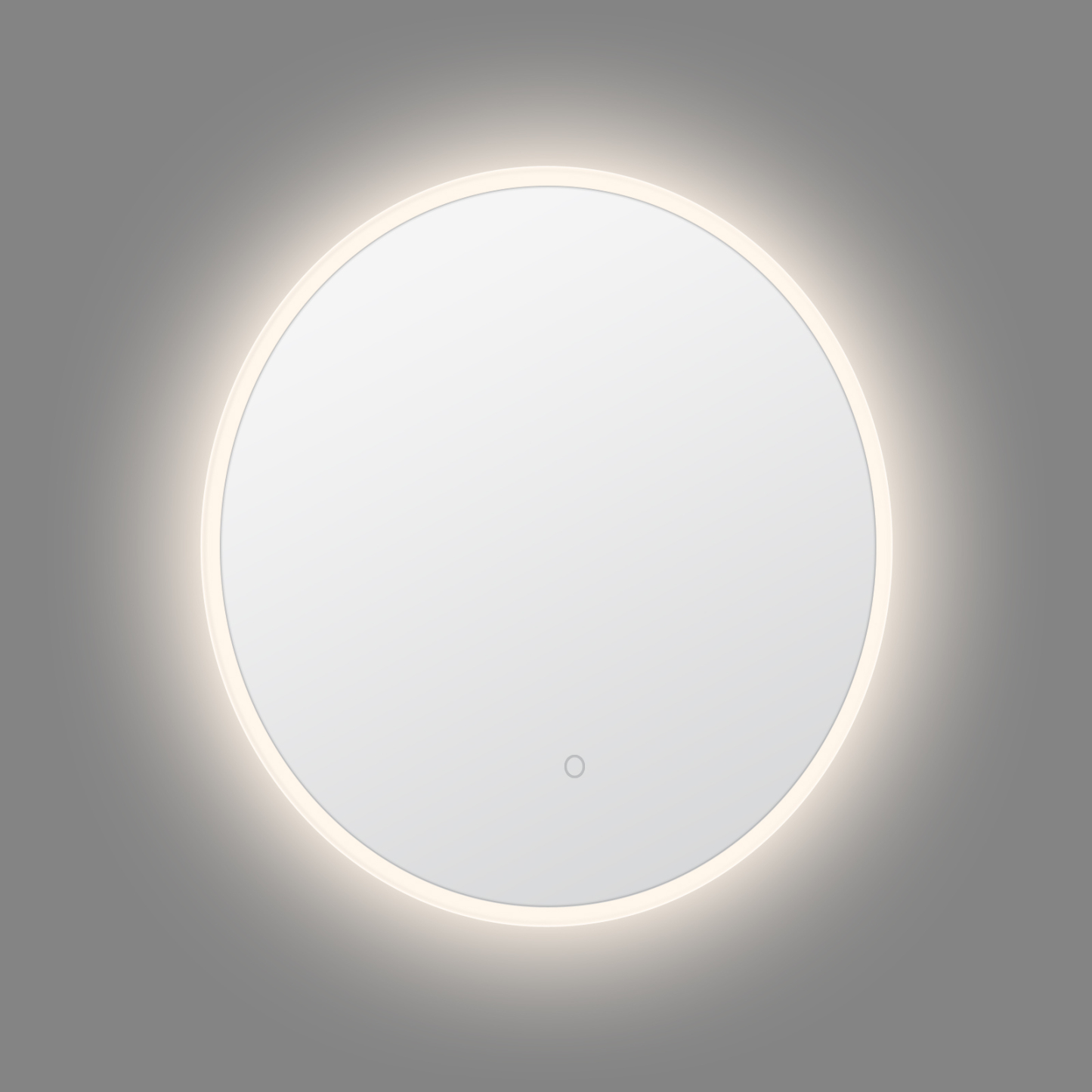 600mm 800mm Bathroom Vanity Touch LED Light Fogless Wall Mirror Make-up Shaving Make up Mirror Round