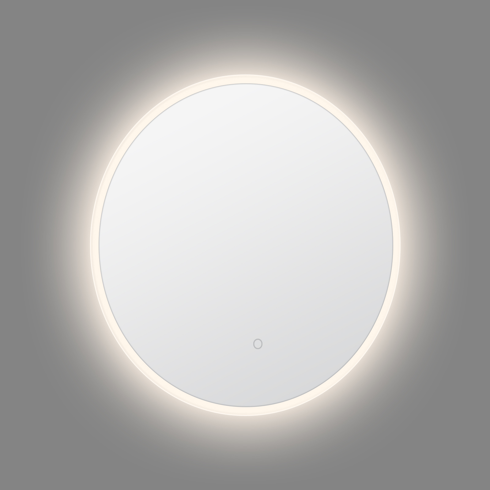 600mm 800mm Bathroom Vanity Touch LED Light Fogless Wall Mirror Make-up Shaving Make up Mirror Round
