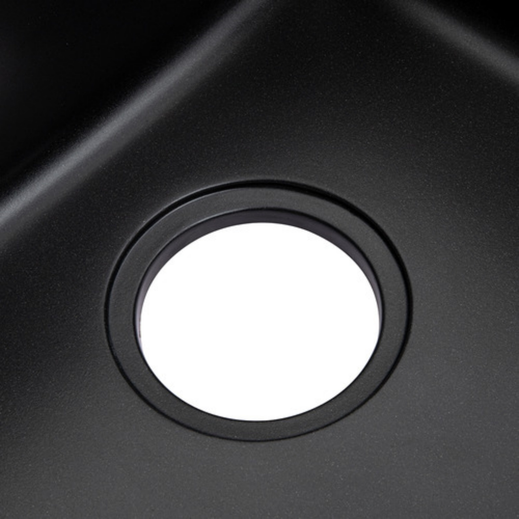 Granite Quartz Stone Single Bowl Kitchen Sink Top/Flush/Under Mount Laundry Basin White/Black