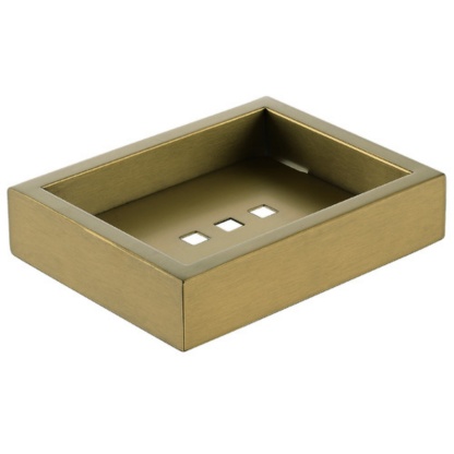 Square Stainless Steel Wall Mounted Bathroom Laundry Wash Shower Soap Dish Tray Holder Chrome/Nero Black/Brushed Gold