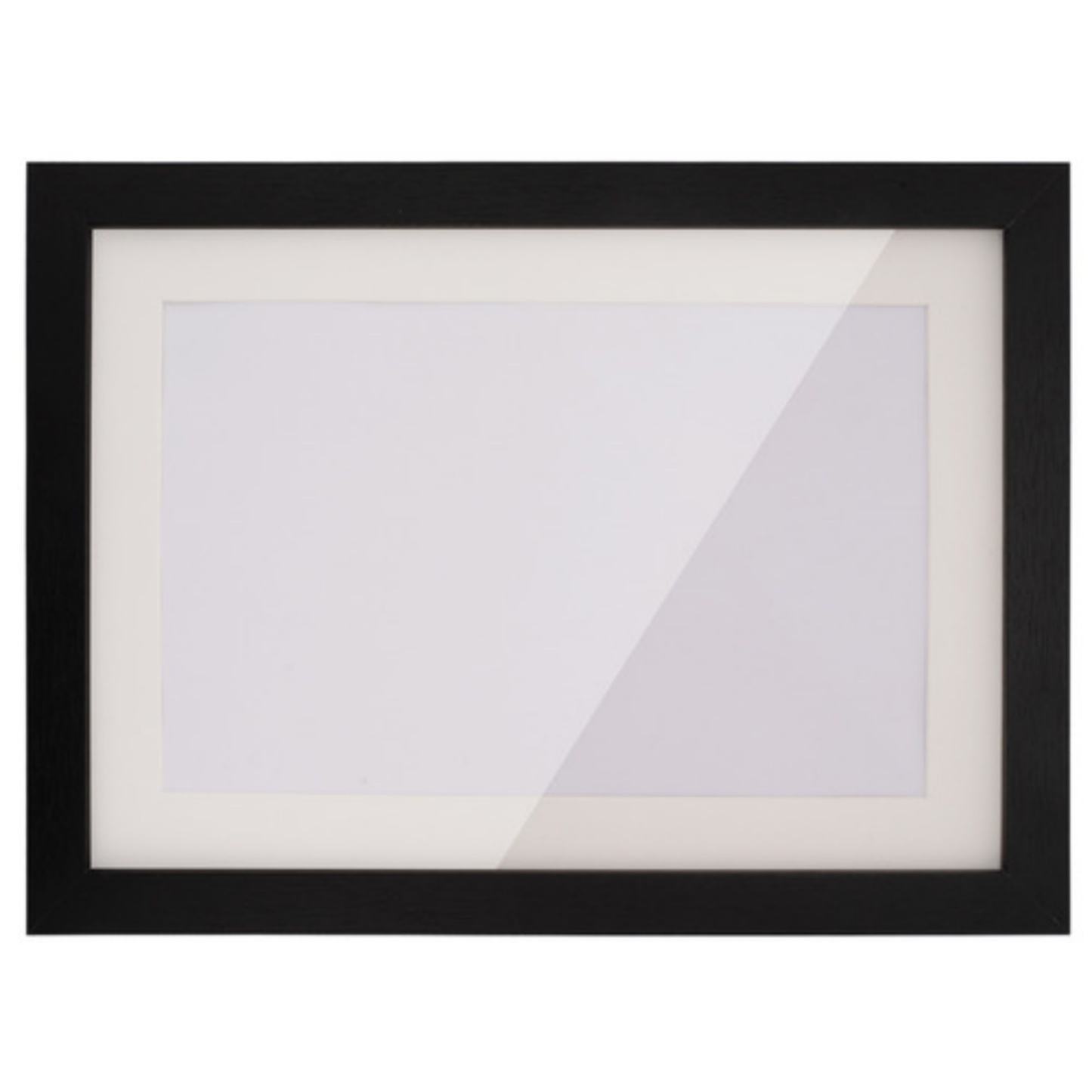 A4 2PCs Wooden Kids Artwork Frames Children Art Projects Display Frames Black / Light Timber / White