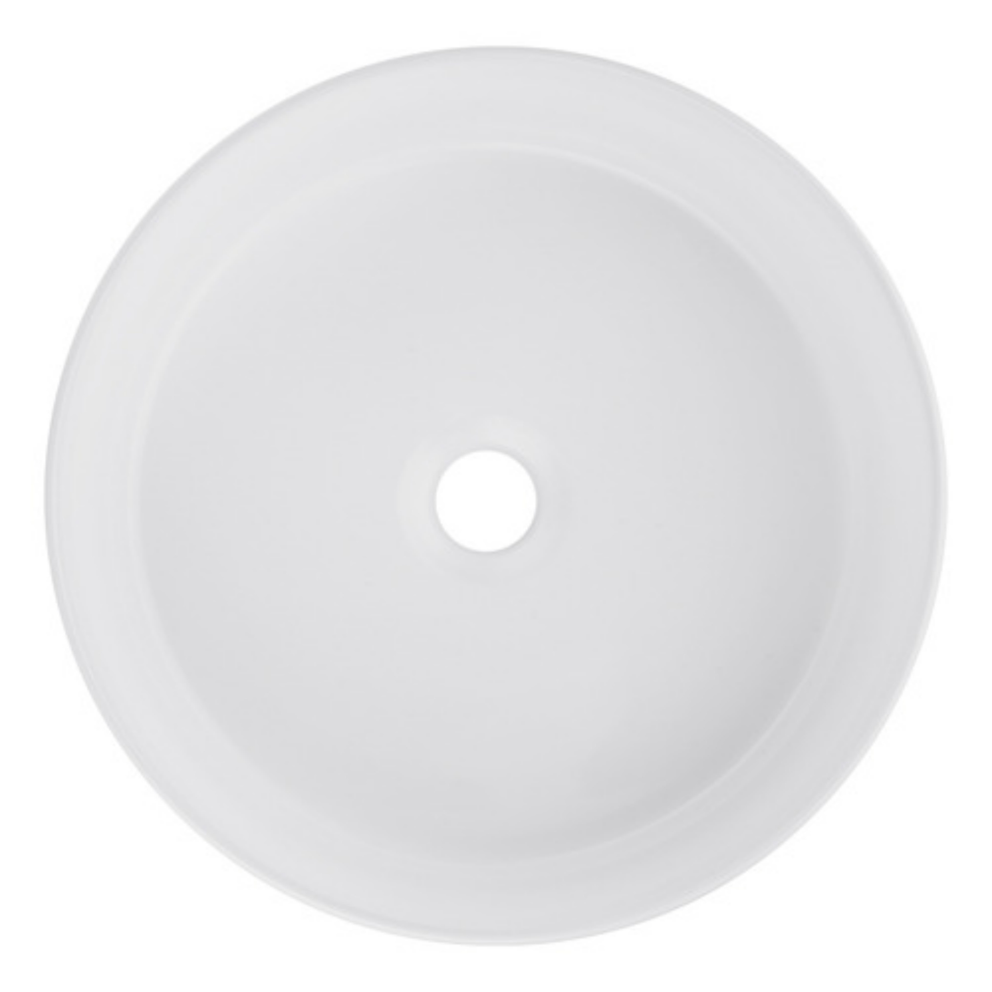 350mm Above Counter Round Ceramic Basin Vanity Bathroom Laundry Hand Wash Sink Bowl Gloss White