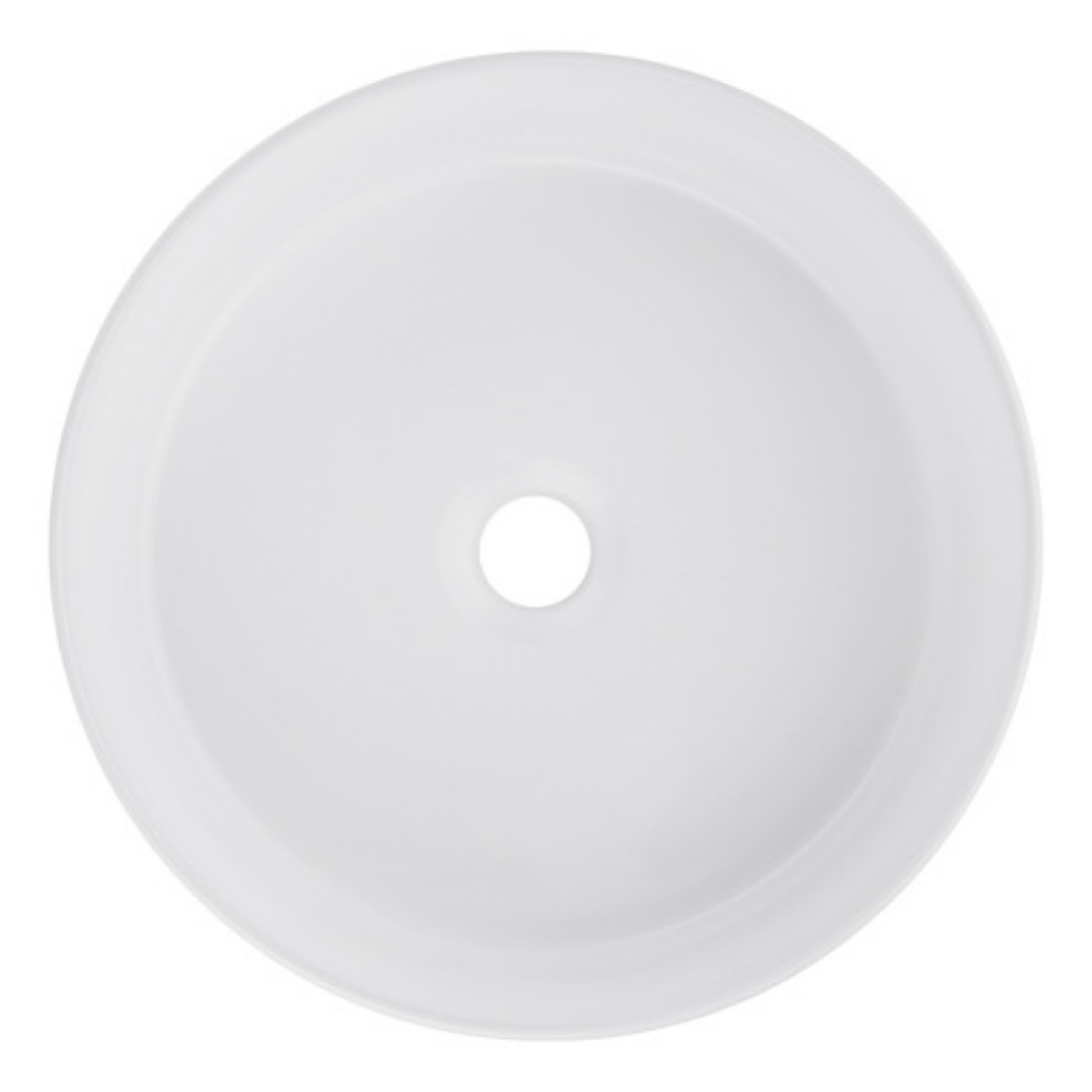 350mm Above Counter Round Ceramic Basin Vanity Bathroom Laundry Hand Wash Sink Bowl Gloss White