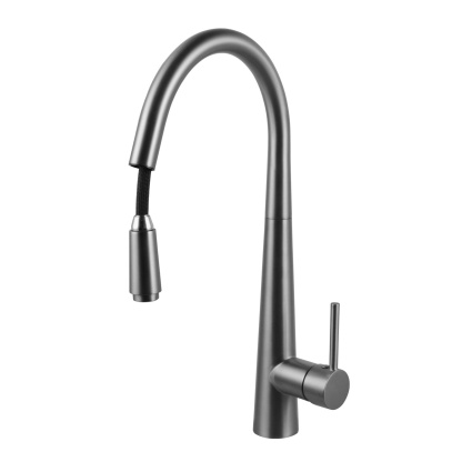 360° Swivel Spout Pull Out Kitchen Mixer Tap Kitchen Basin Laundry Sink Faucet