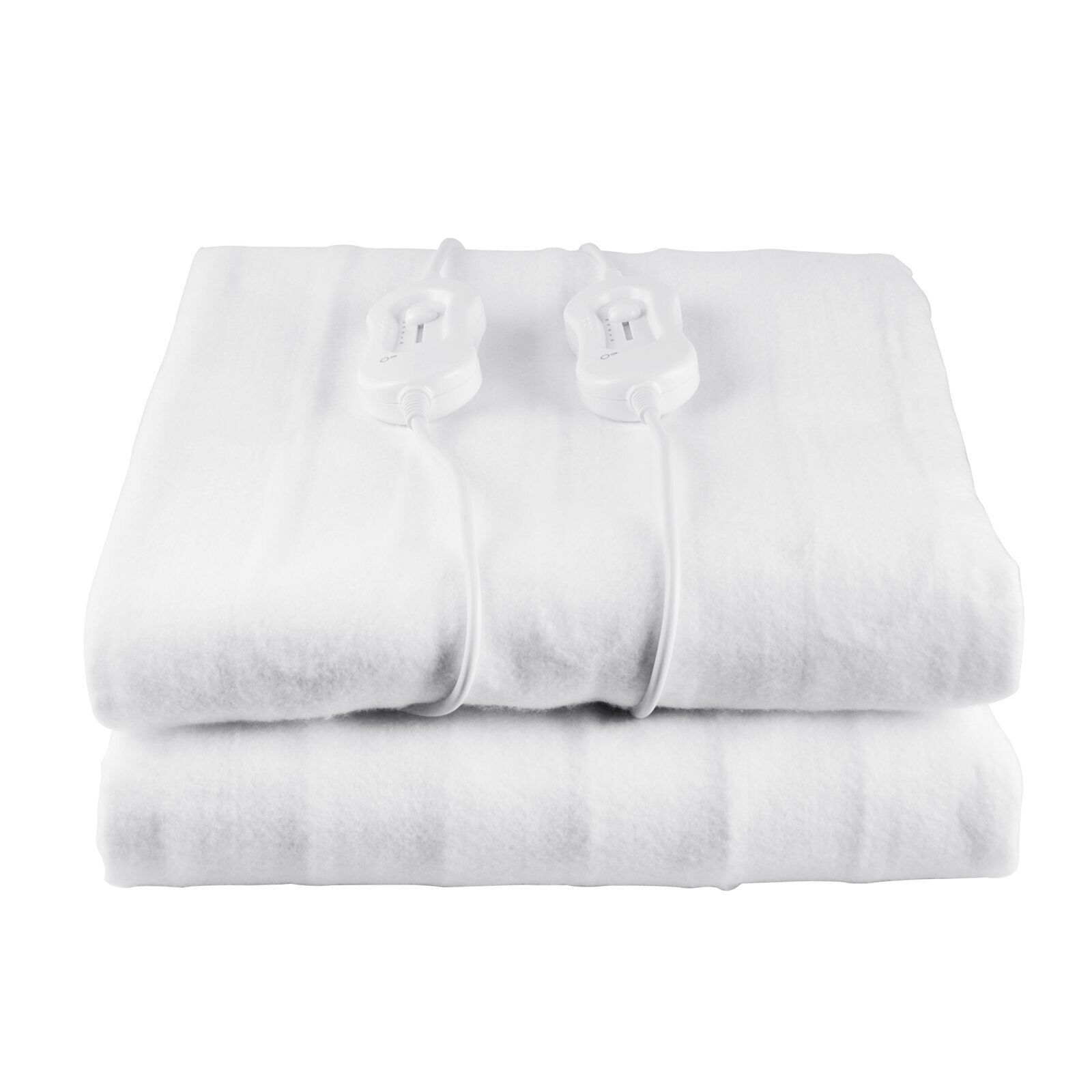 BEIJIREN Heated Electric Blanket Fully Fitted Pad Coral Fleece Rug K Size Washable Rug