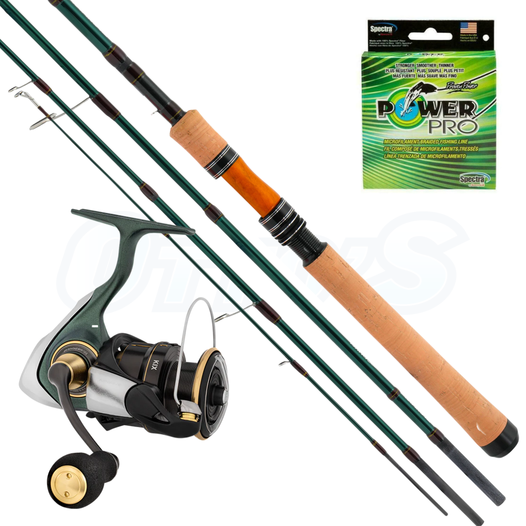 Samaki Drifter and Daiwa Kix Light Trout Travel Combo