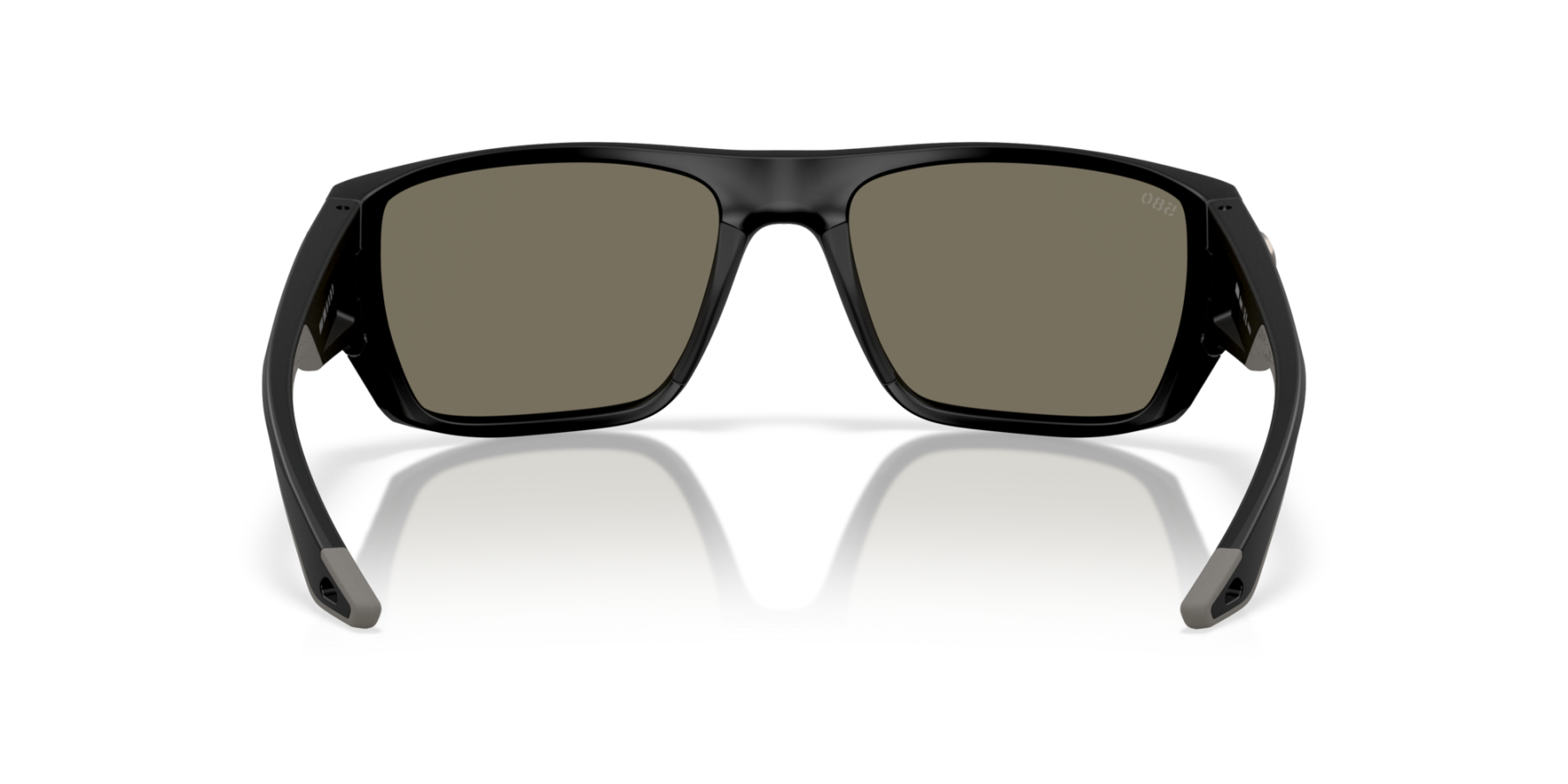Costa Del Mar Polarised Sunglasses 06S9118 Finlet Matte Black w/ Blue Mirror 580G