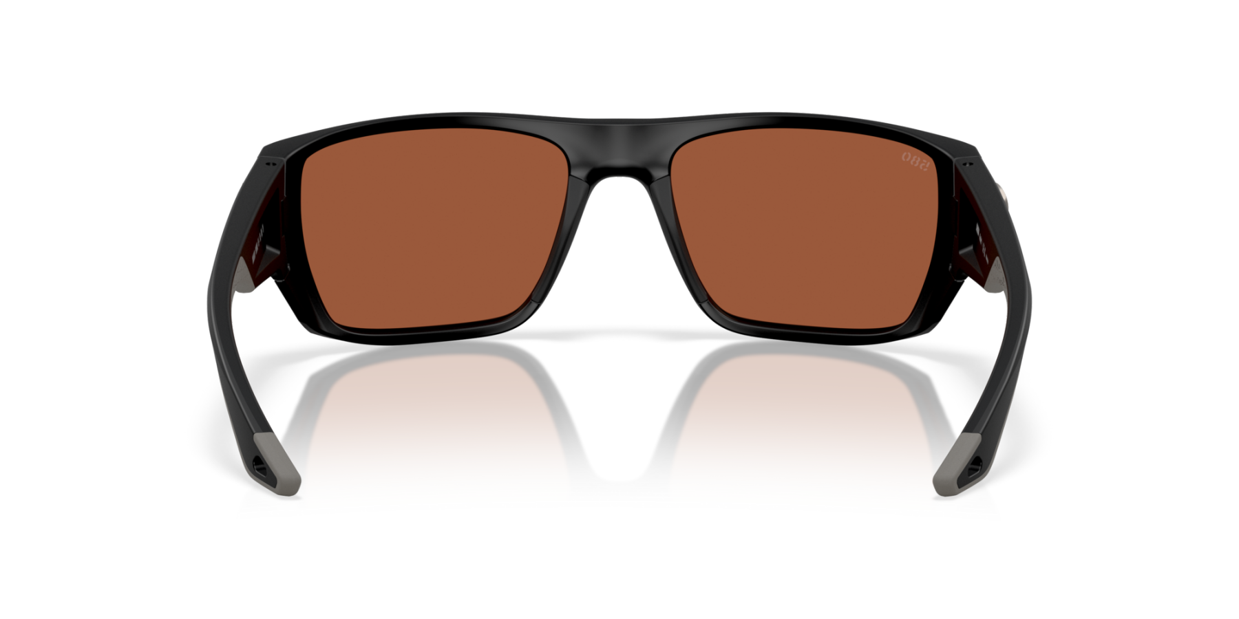 Costa Del Mar Polarised Sunglasses 06S9118 Finlet Matte Black w/ Green Mirror 580G