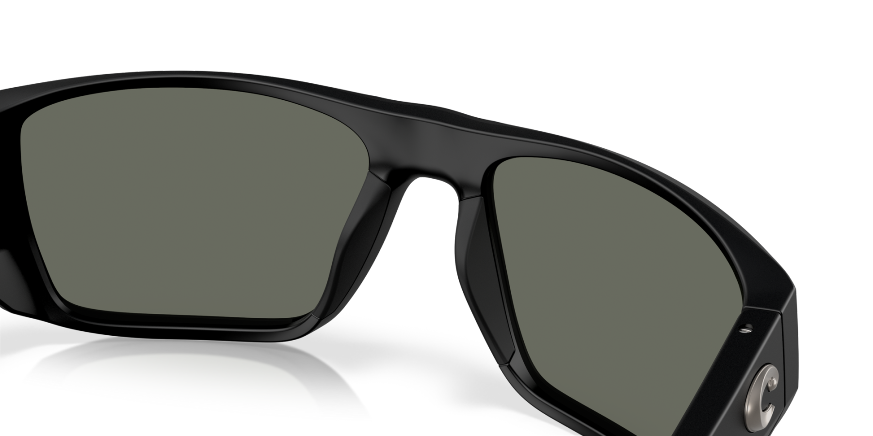 Costa Del Mar Polarised Sunglasses 06S9118 Finlet Matte Black w/ Gray 580G