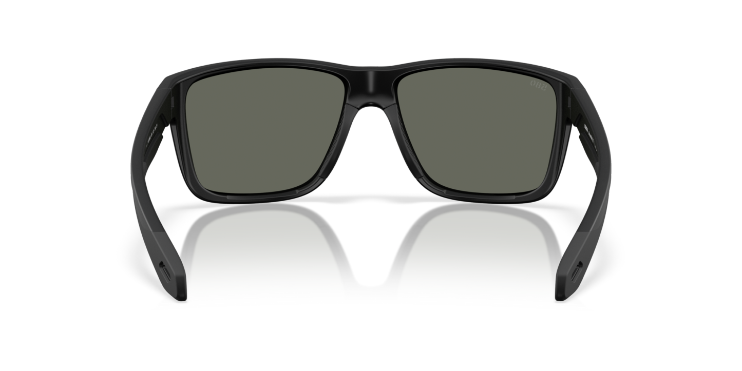 Costa Del Mar Polarised Sunglasses 06S9120 Broadbill II Matte Black w/ Gray 580G