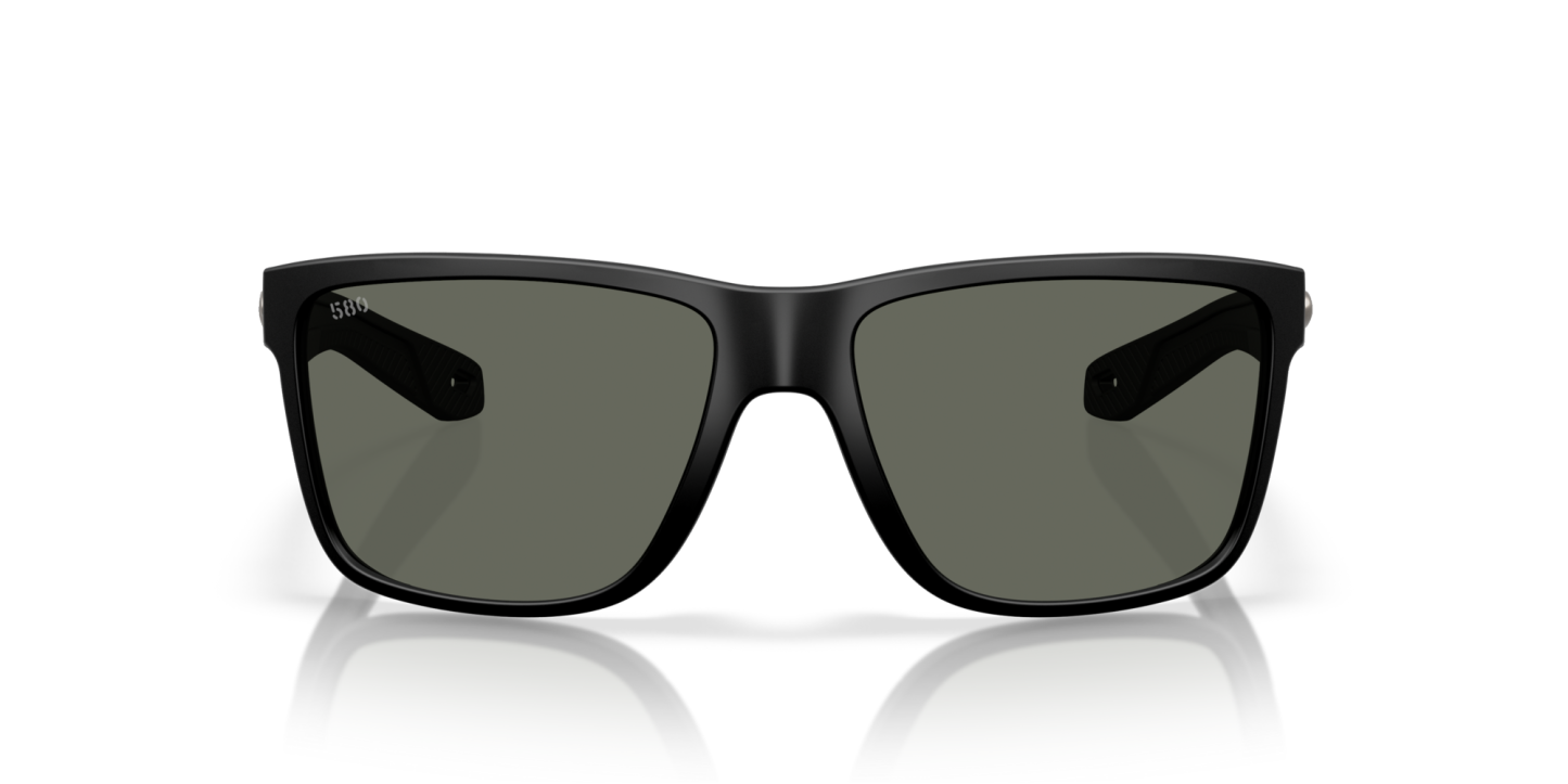 Costa Del Mar Polarised Sunglasses 06S9120 Broadbill II Matte Black w/ Gray 580G